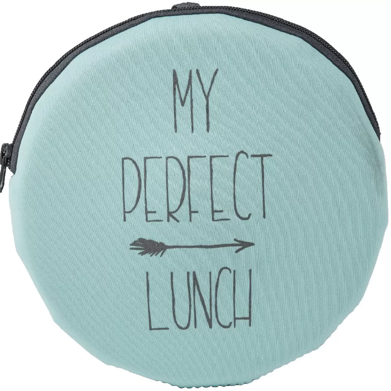 Gifi Lunch box ronde "My perfect lunch" bleu< Conservation Alimentaire