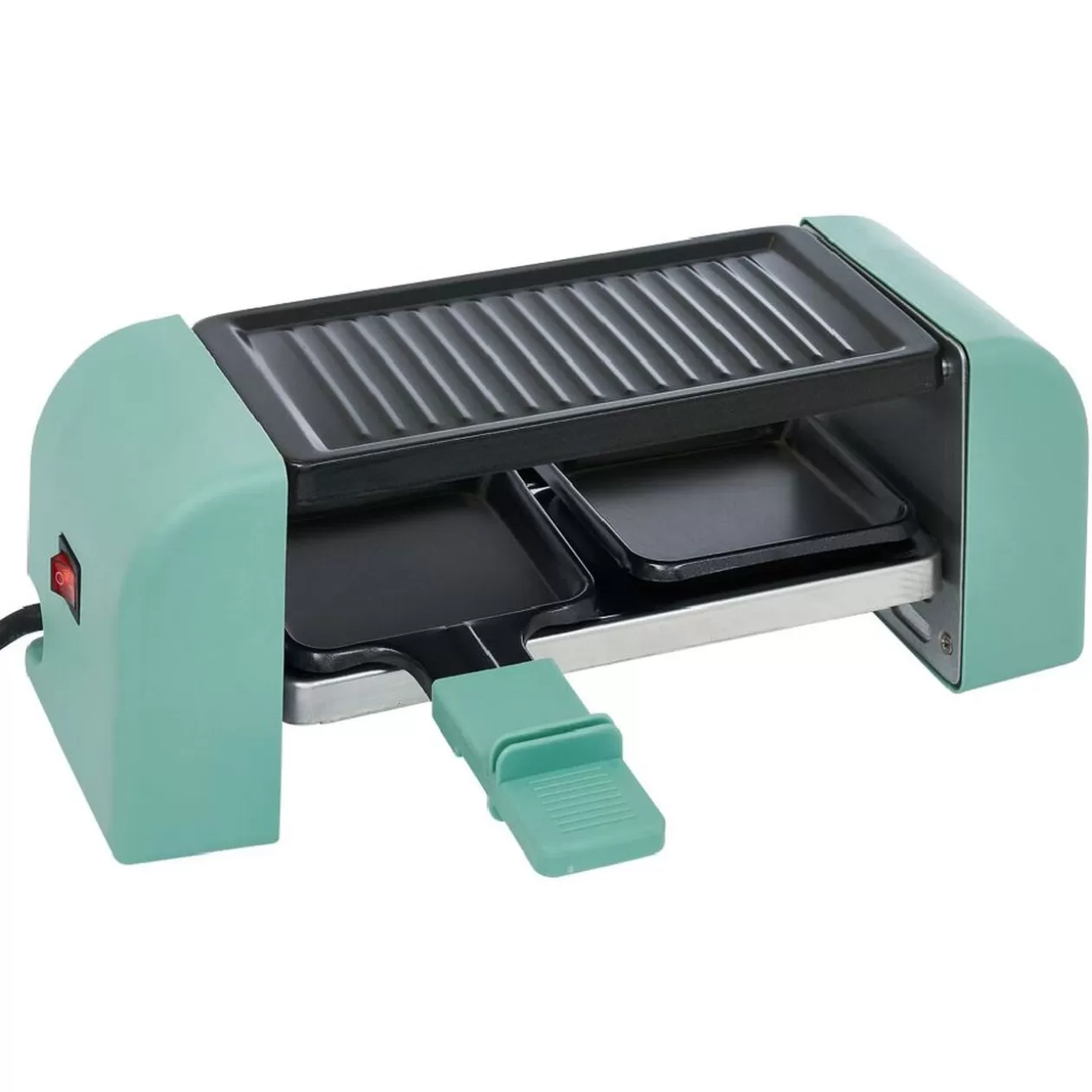 Gifi Machine à raclette Duo connectable rouge 2 poêlons 450W< Petit Électroménager