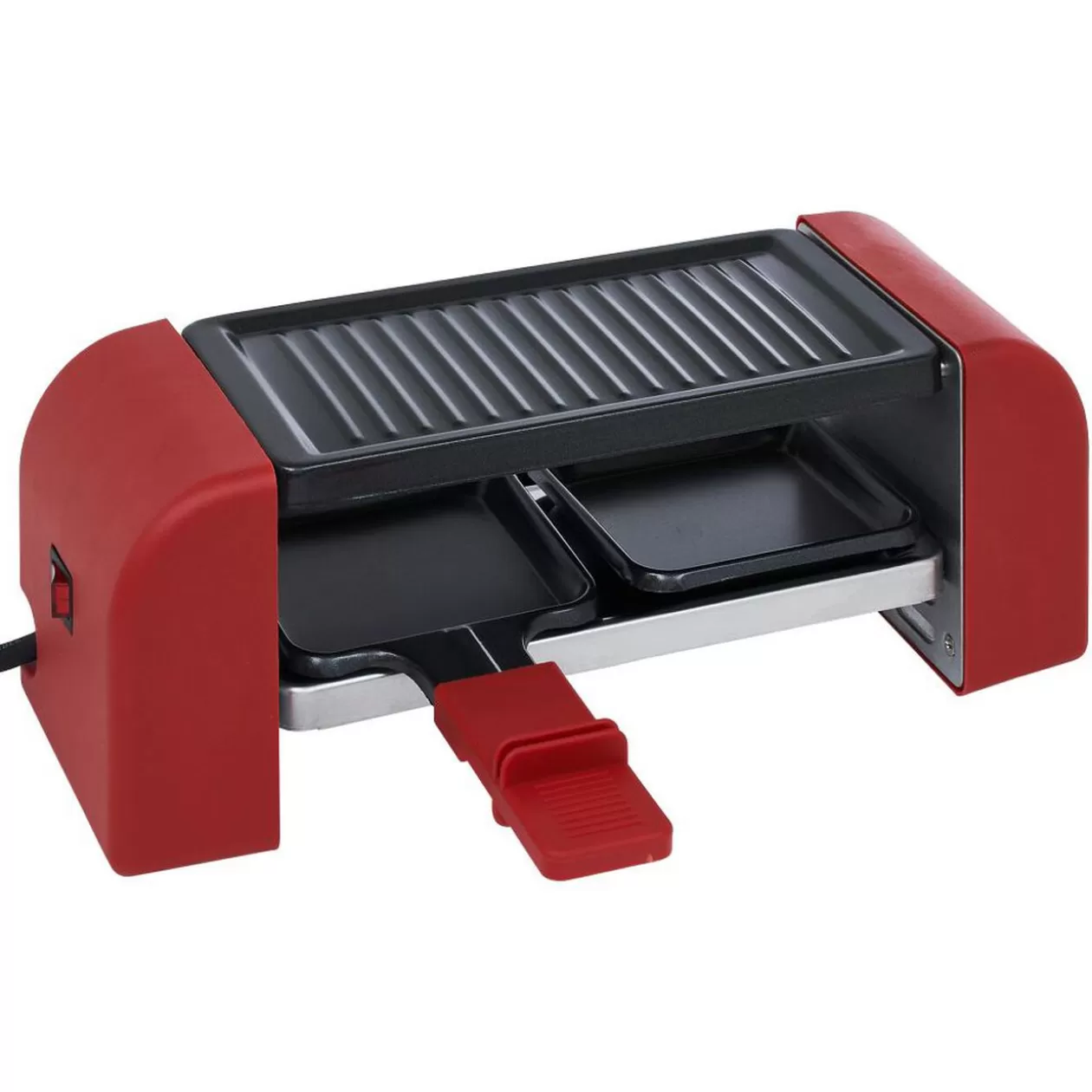 Gifi Machine à raclette Duo connectable verte 2 poêlons 450W< Petit Électroménager
