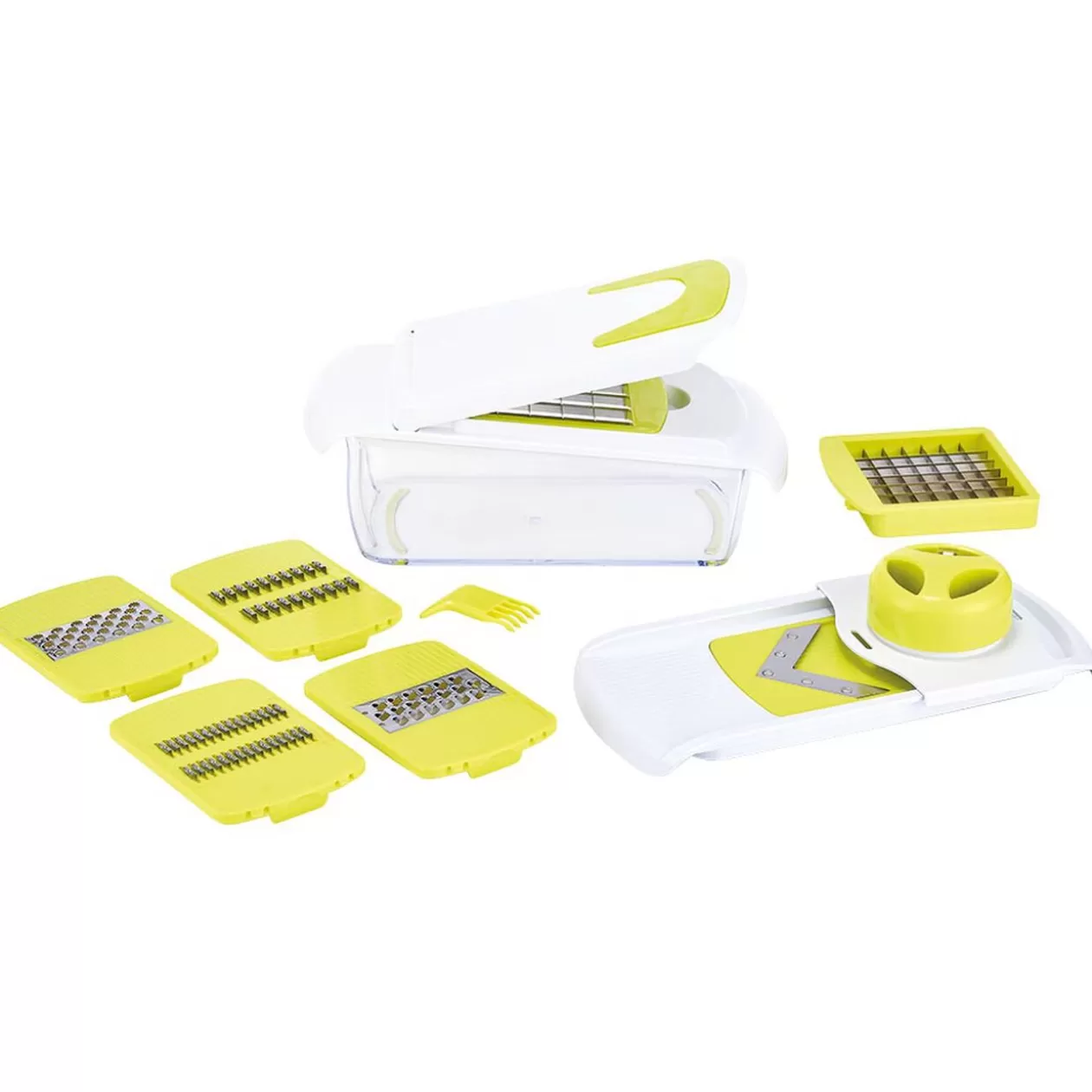 Gifi Mandoline découpe légumes avec bac récupérateur< Préparation Culinaire