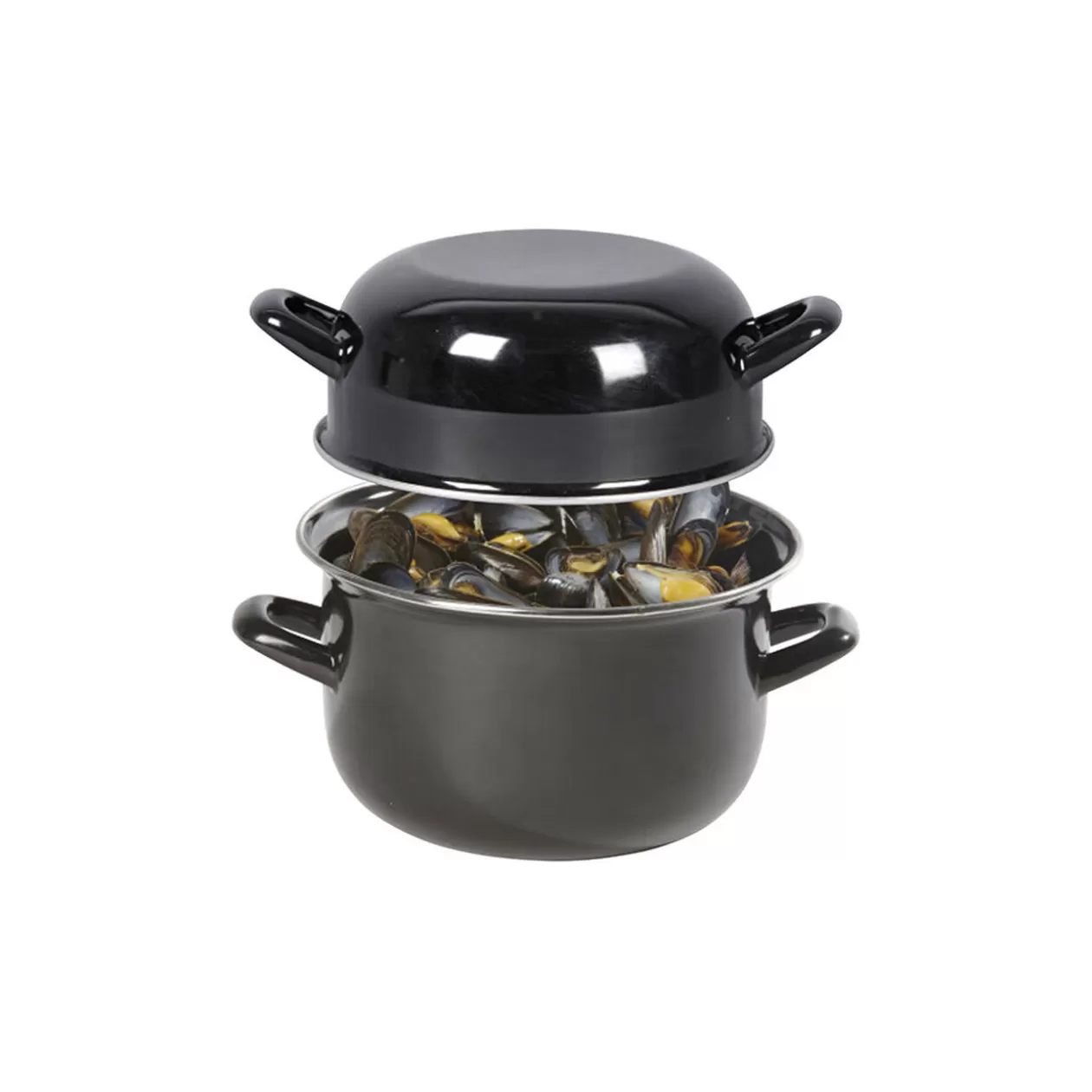 Gifi Marmite à moules 20 cm noire< Cuisson