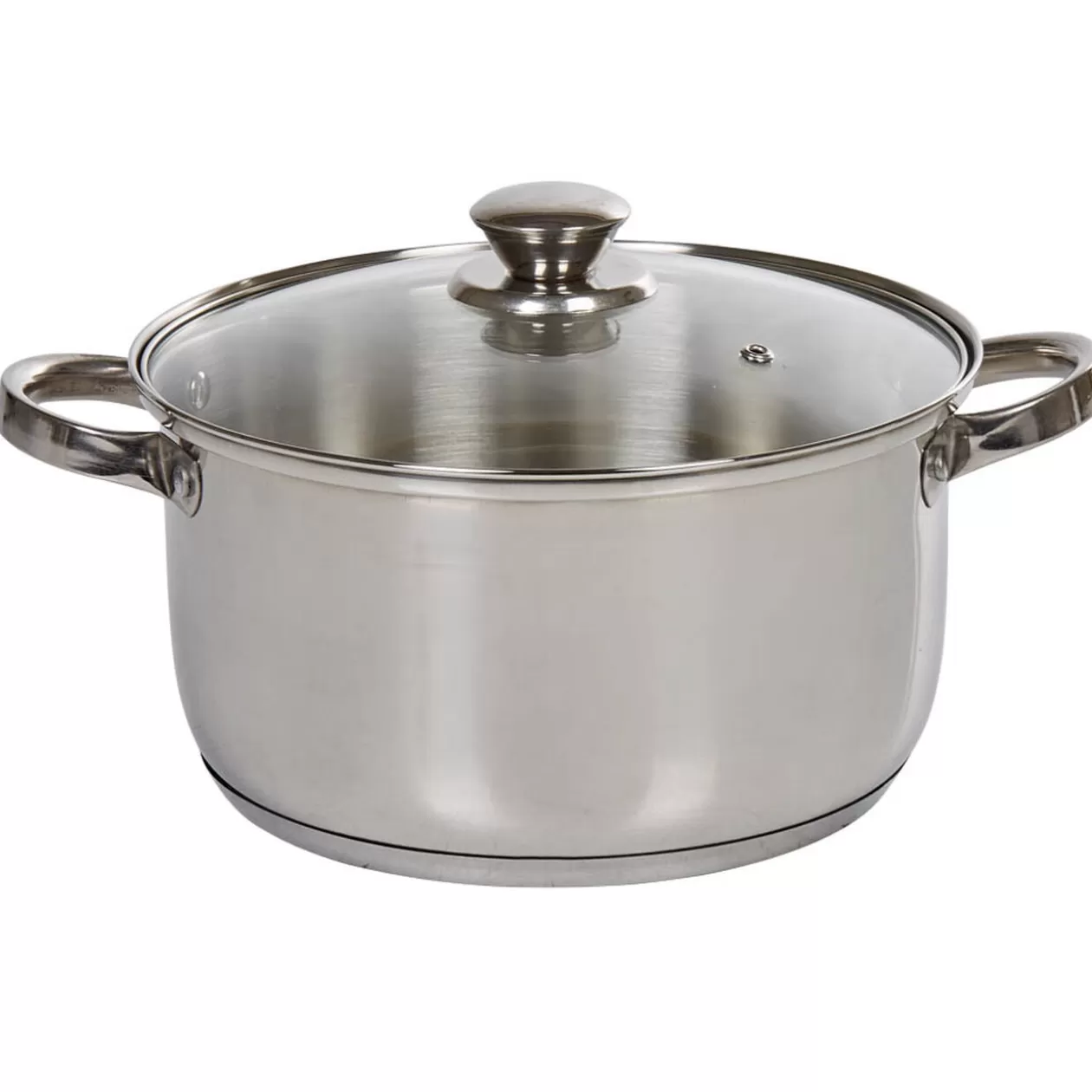 Gifi Marmite anti adhésive inox couvercle en verre< Cuisson