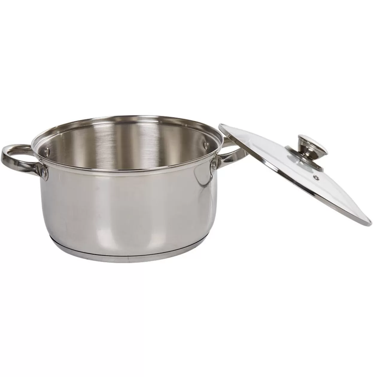 Gifi Marmite anti adhésive inox couvercle en verre< Cuisson