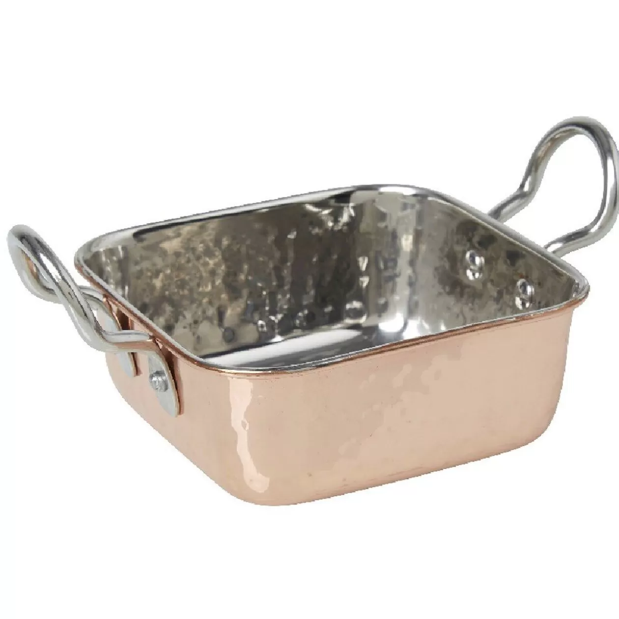 Gifi Mini plat à four carré noir ou cuivre effet martelé< Cuisson