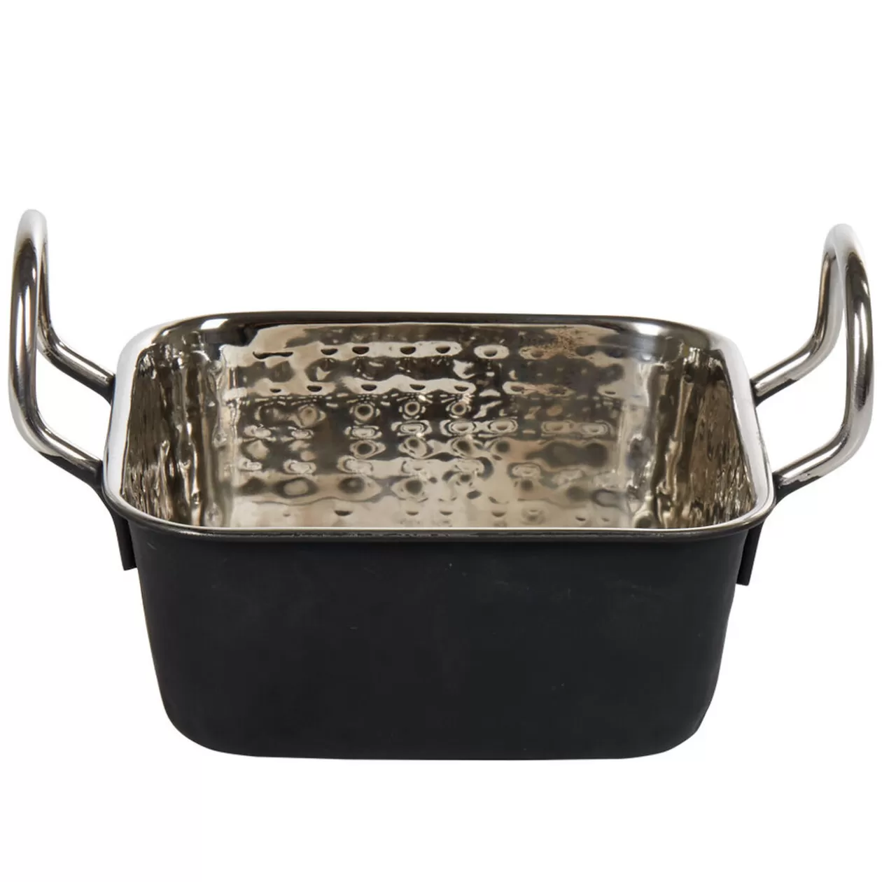 Gifi Mini plat à four carré noir ou cuivre effet martelé< Cuisson