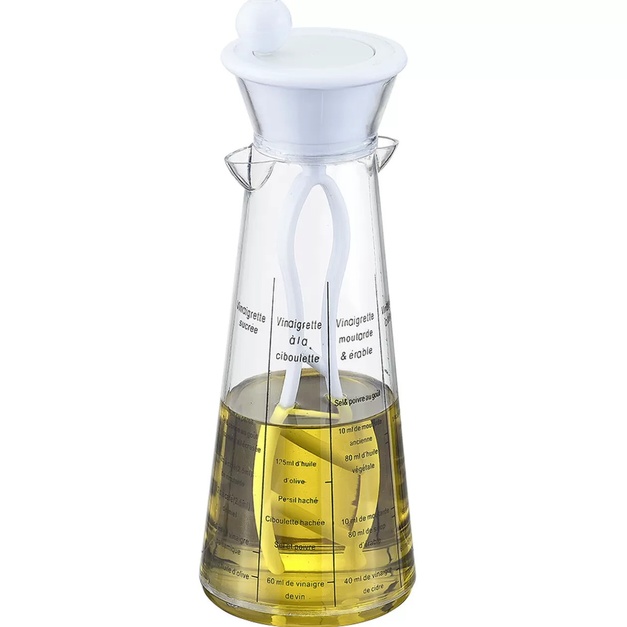 Mélangeur à vinaigrette blanc transparent>Gifi New