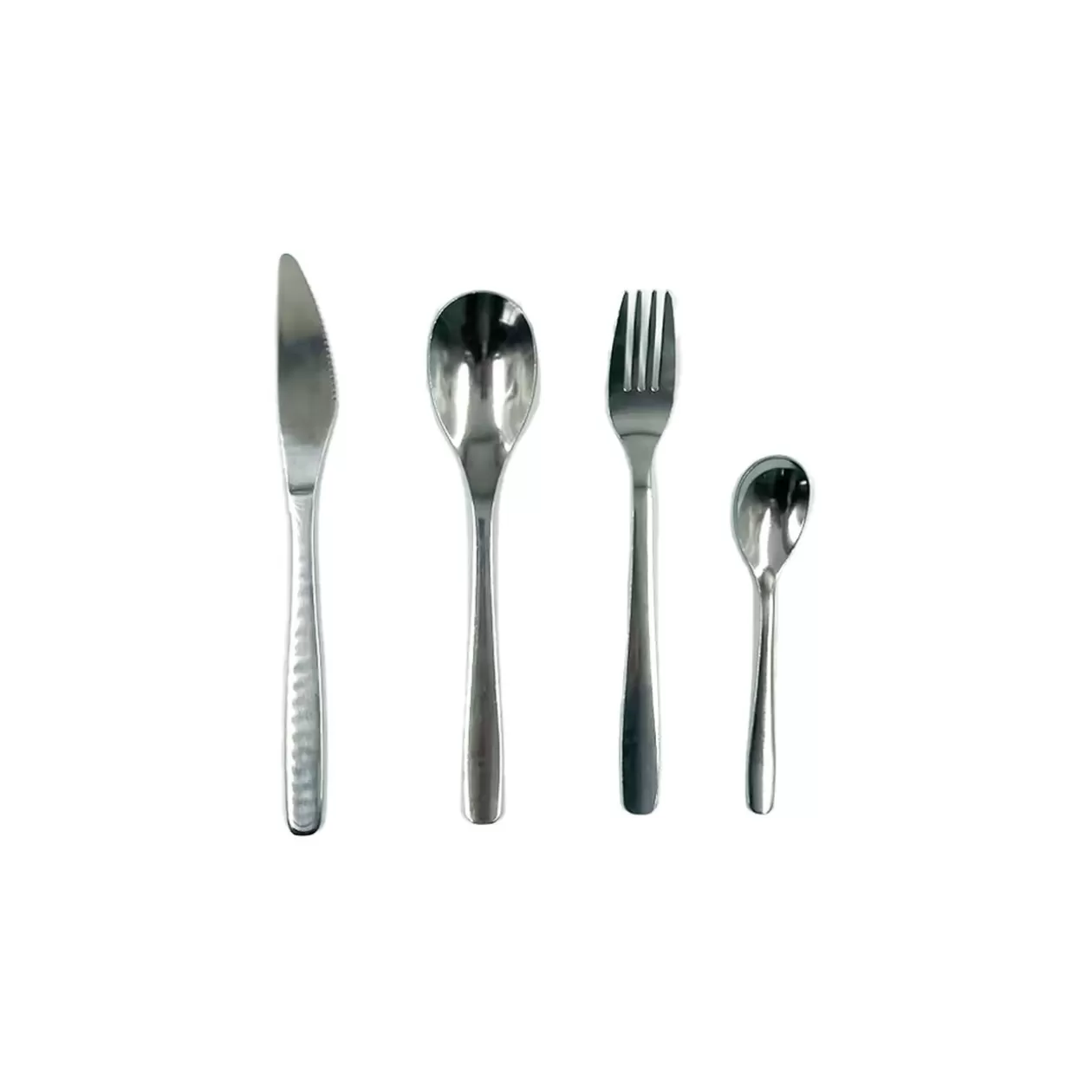 Ménagère 16 pièces inox gris>Gifi Outlet