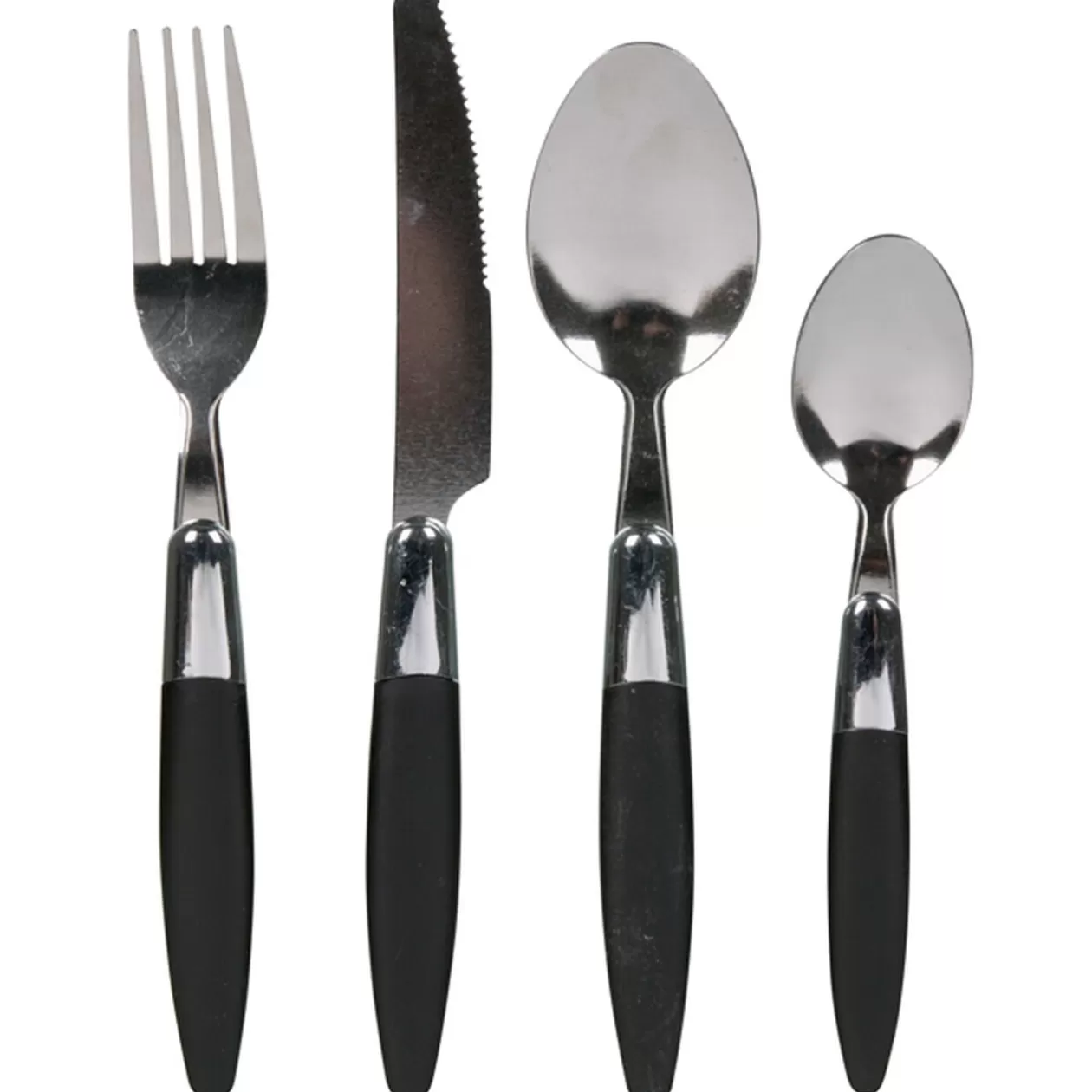 Ménagère 24 pièces noire>Gifi New