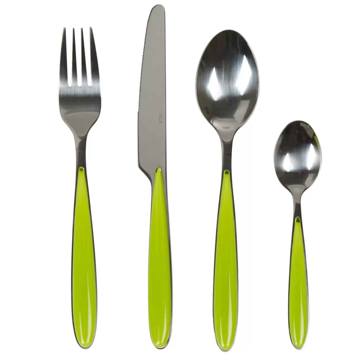 Ménagère 24 pièces vert>Gifi Sale
