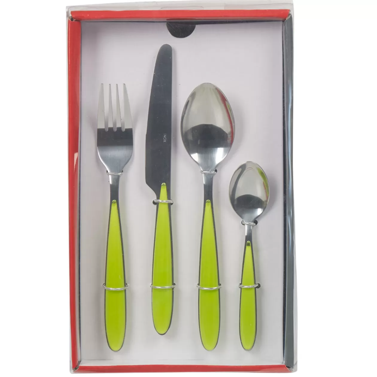 Ménagère 24 pièces vert>Gifi Sale