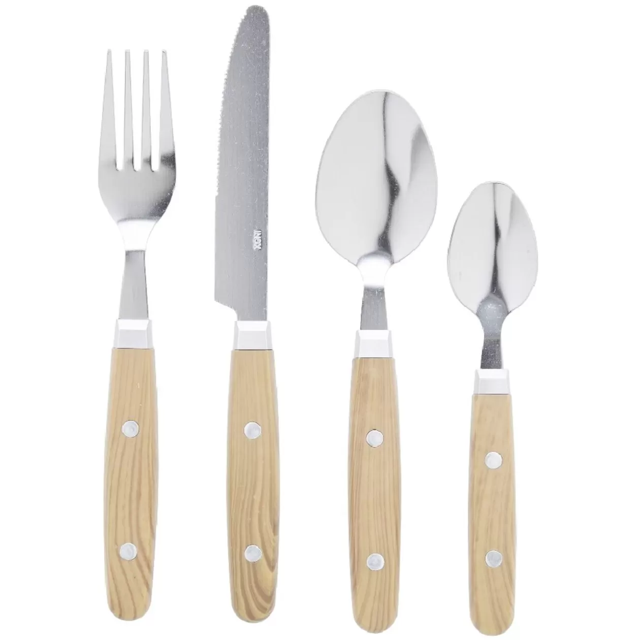 Ménagère bistrot 24 pièces effet bois>Gifi Best