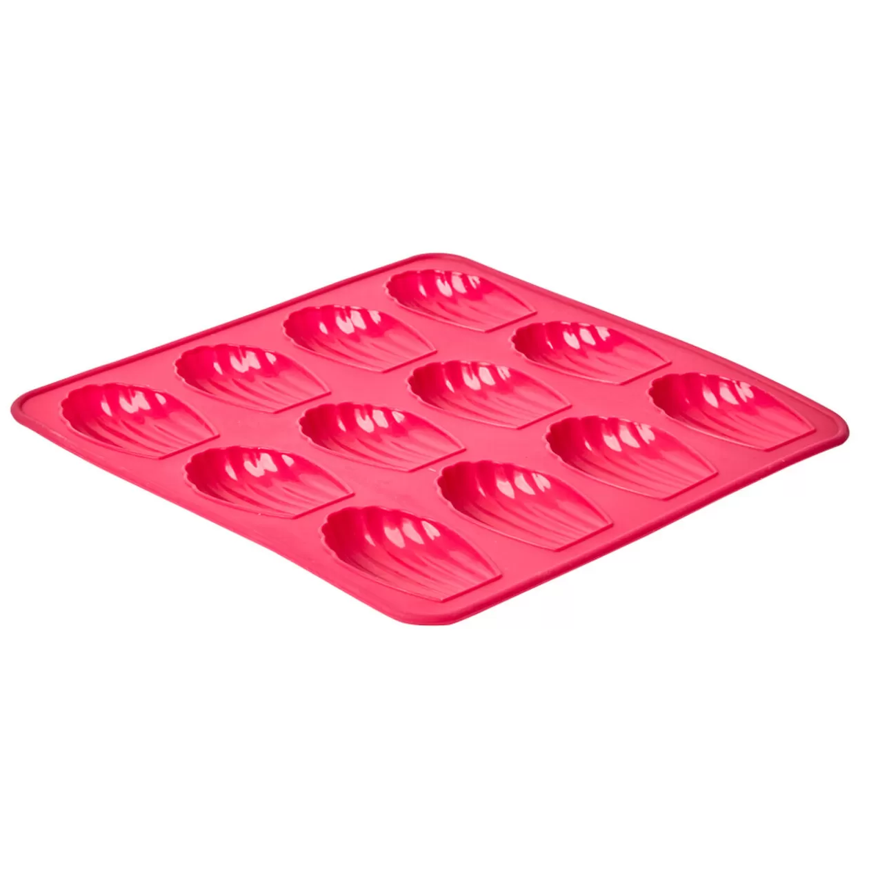 Gifi Moule 12 madeleines silicone rose< Cuisson