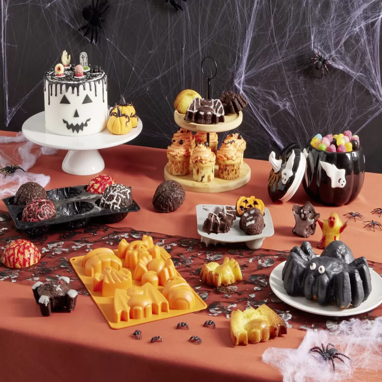 Gifi Moule 3D Halloween silicone gris< Cuisson