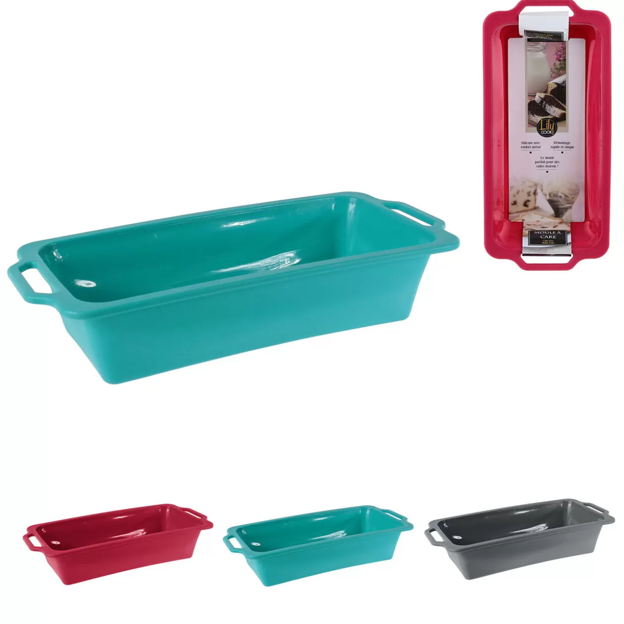 Gifi Moule à cake silicone avec renfort métal< Cuisson