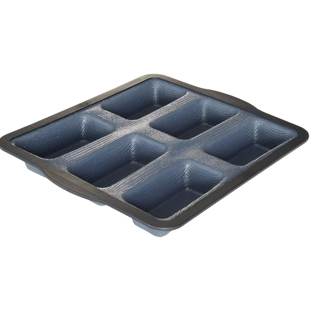 Gifi Moule à financiers gris et noir x6< Cuisson