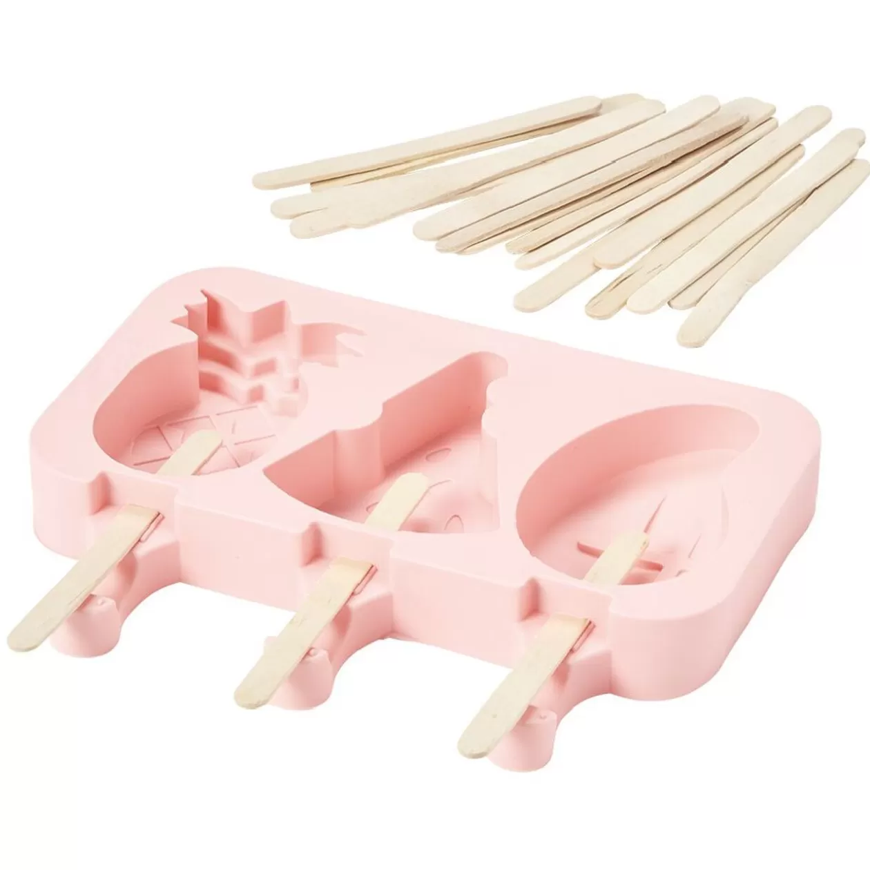 Gifi Moule à glace en silicone 3 formes démoulage hyper facile< Cuisson