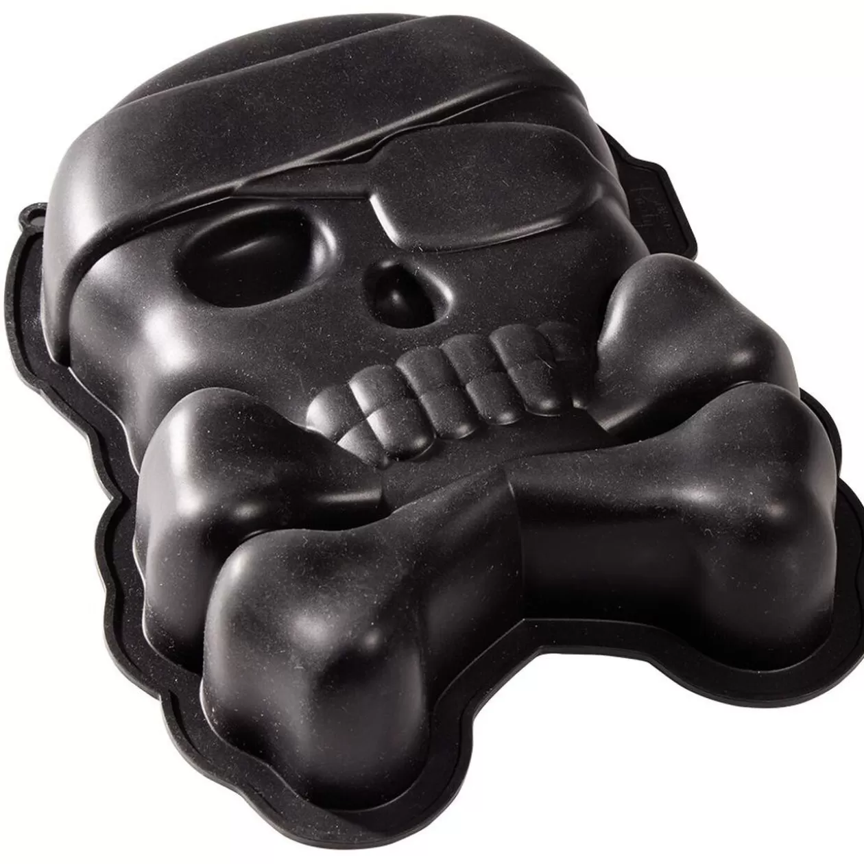 Gifi Moule à gâteau forme pirate silicone 26x19xH5,5cm< Cuisson