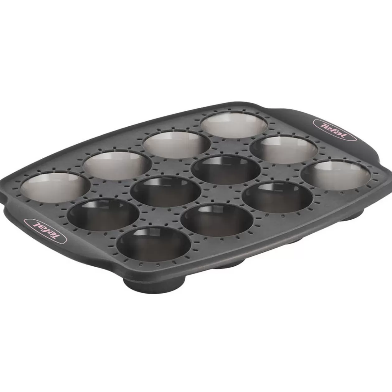 Gifi Moule à mini muffins Tefal Crispybake en silicone rétractable 12 pièces< Cuisson