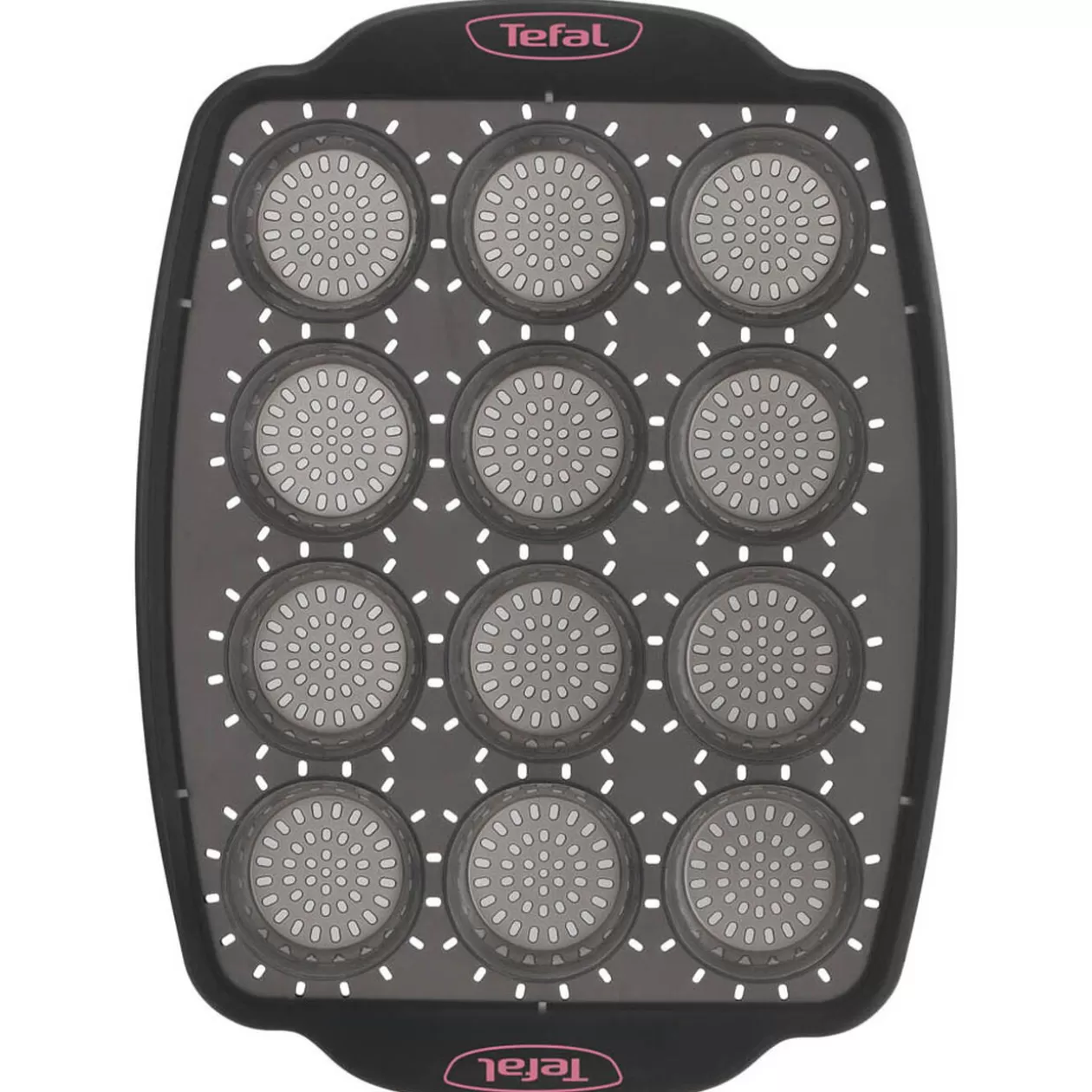 Gifi Moule à mini muffins Tefal Crispybake en silicone rétractable 12 pièces< Cuisson