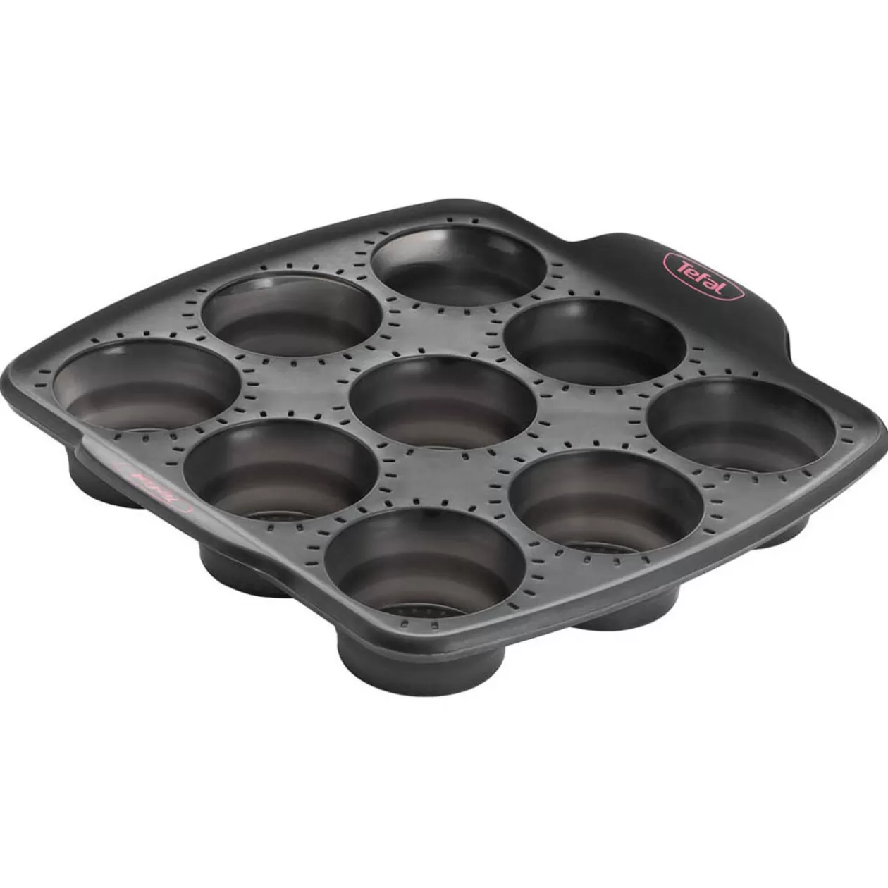 Gifi Moule à muffins en silicone rétractable Tefal 9 pièces< Cuisson