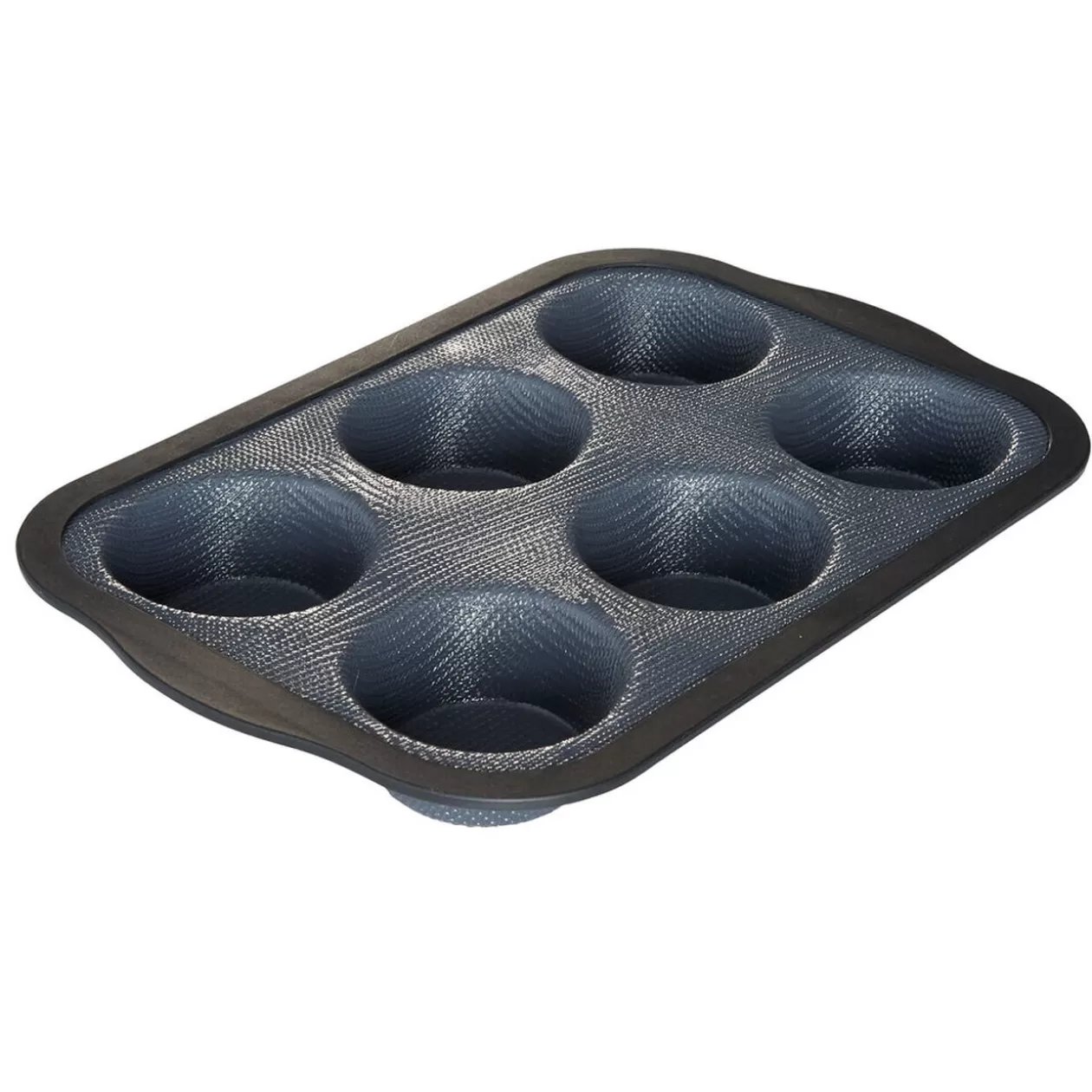 Gifi Moule à muffins gris et noir x6< Cuisson