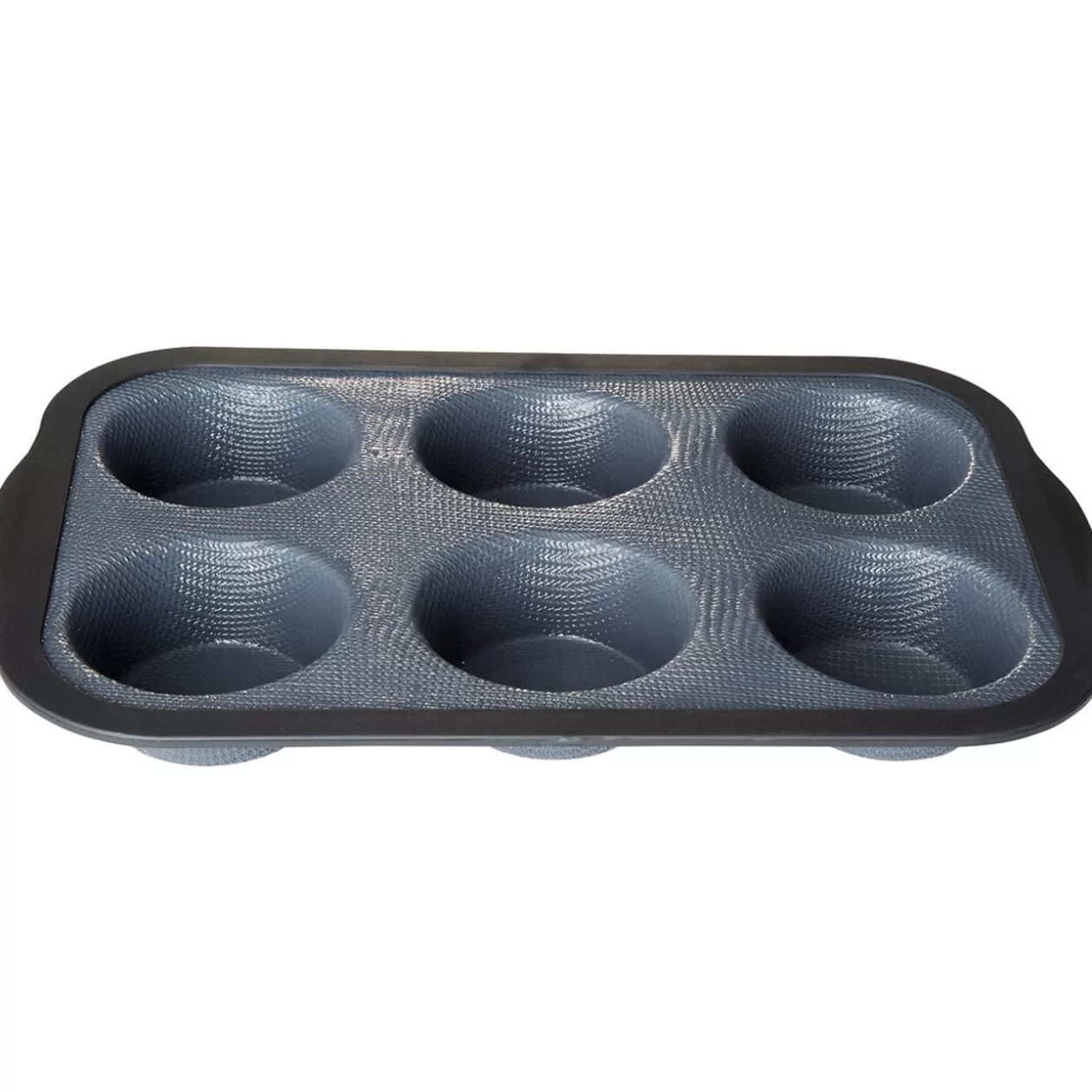 Gifi Moule à muffins gris et noir x6< Cuisson