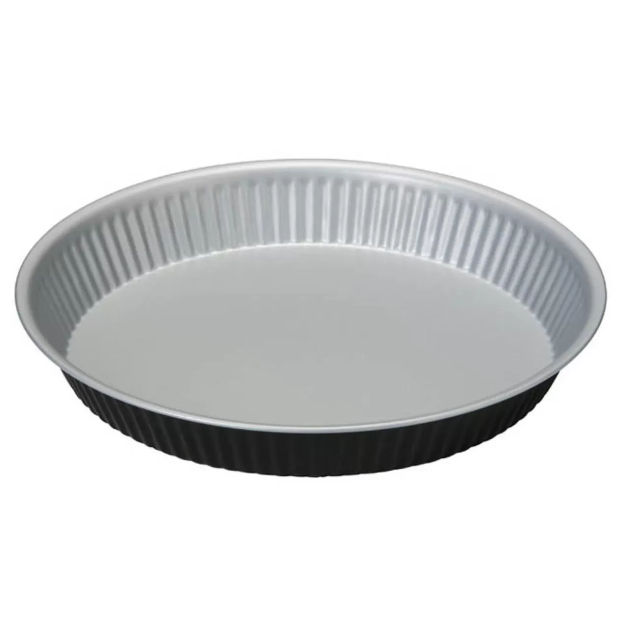 Gifi Moule à tarte antiadhésif rond Happy Hour gris noir< Cuisson