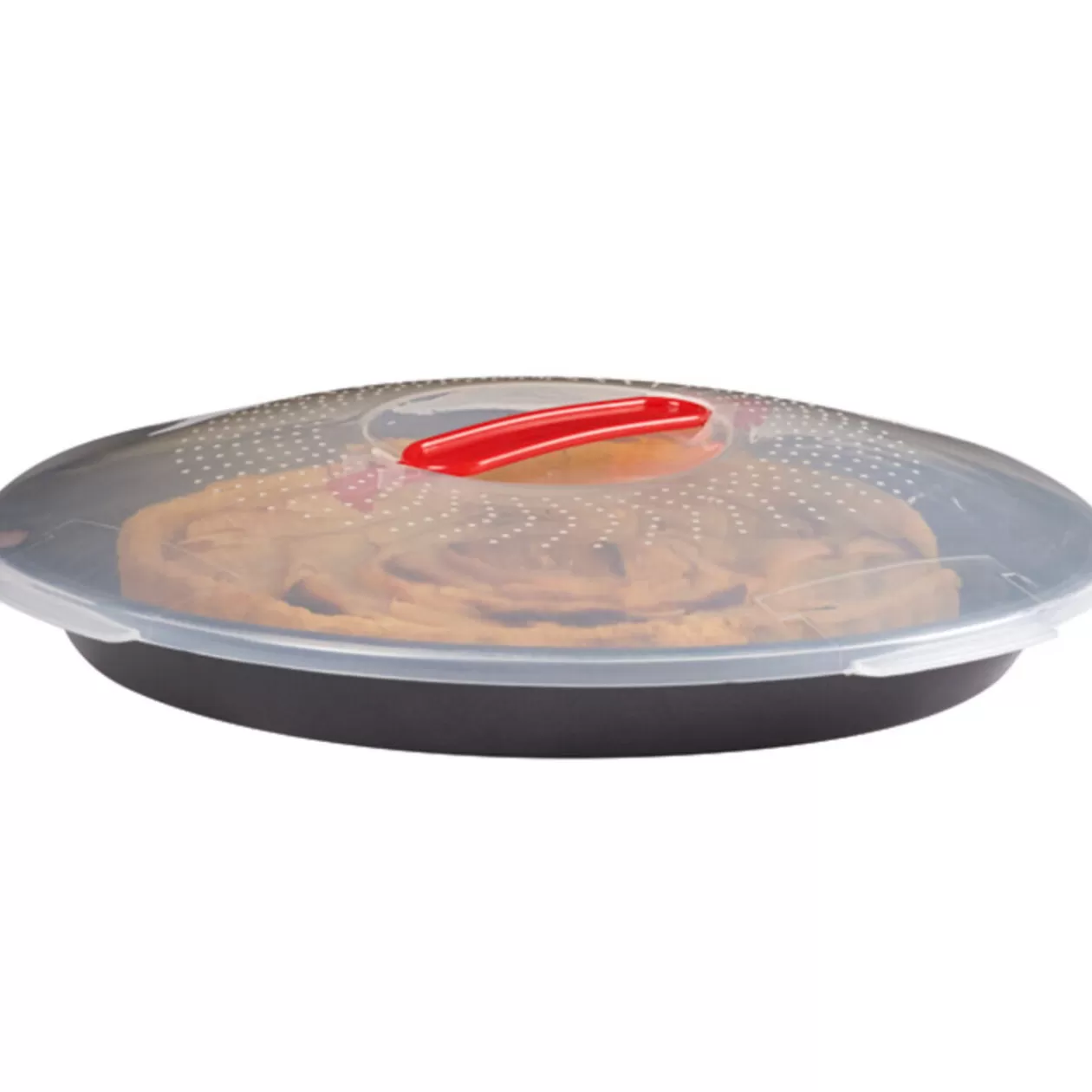 Gifi Moule à tarte avec couvercle de transport< Cuisson