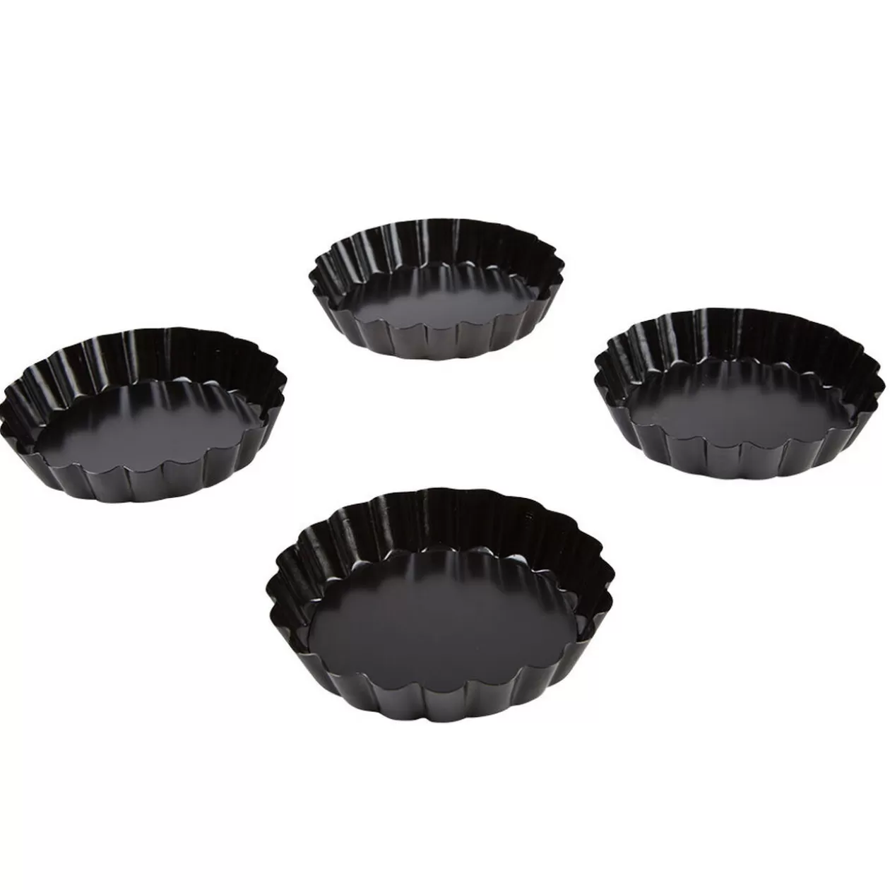 Gifi Moule à tartelette avec fond amovible x4< Cuisson