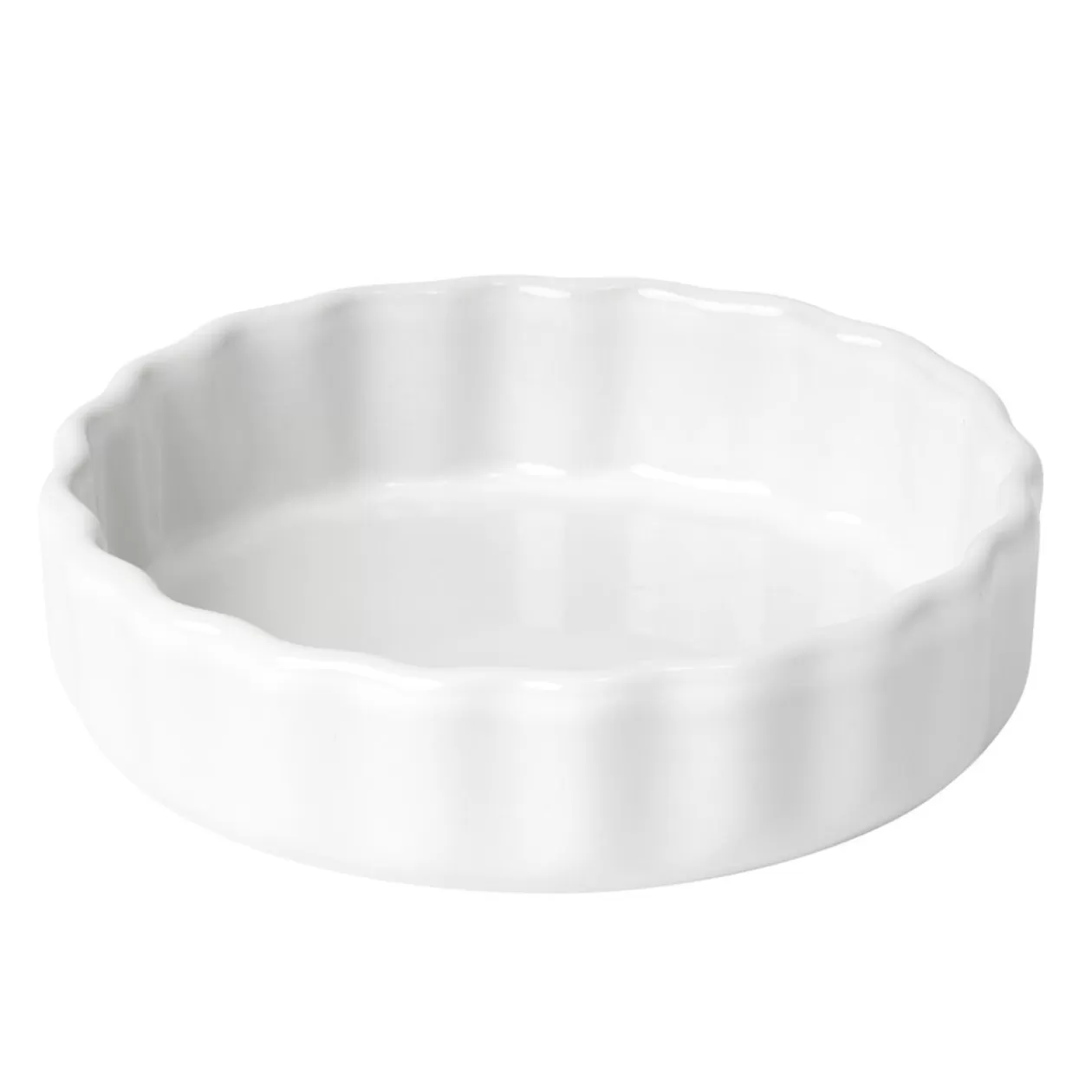 Gifi Moule à tartelette en céramique blanc< Cuisson