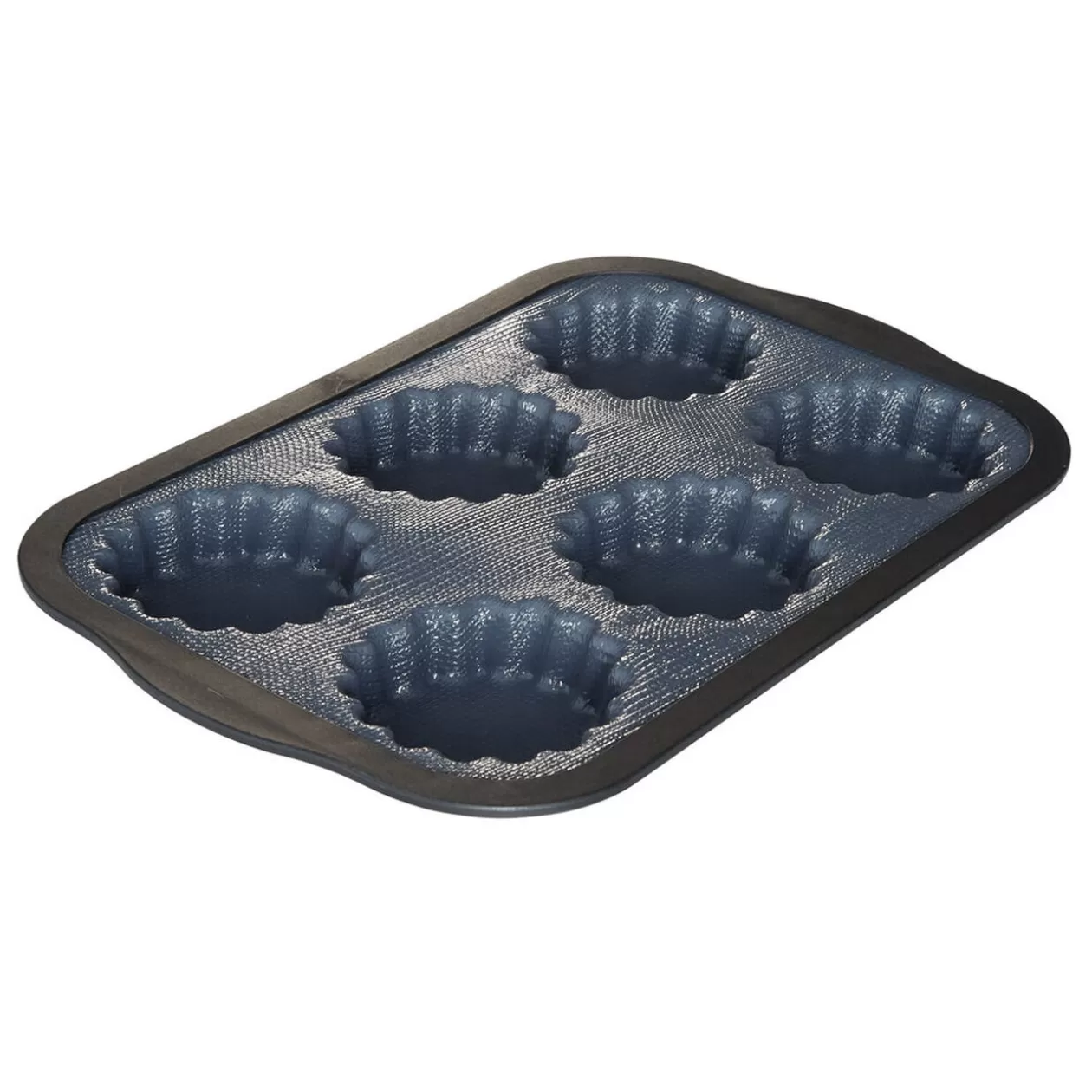Gifi Moule à tartelettes gris et noir x6< Cuisson