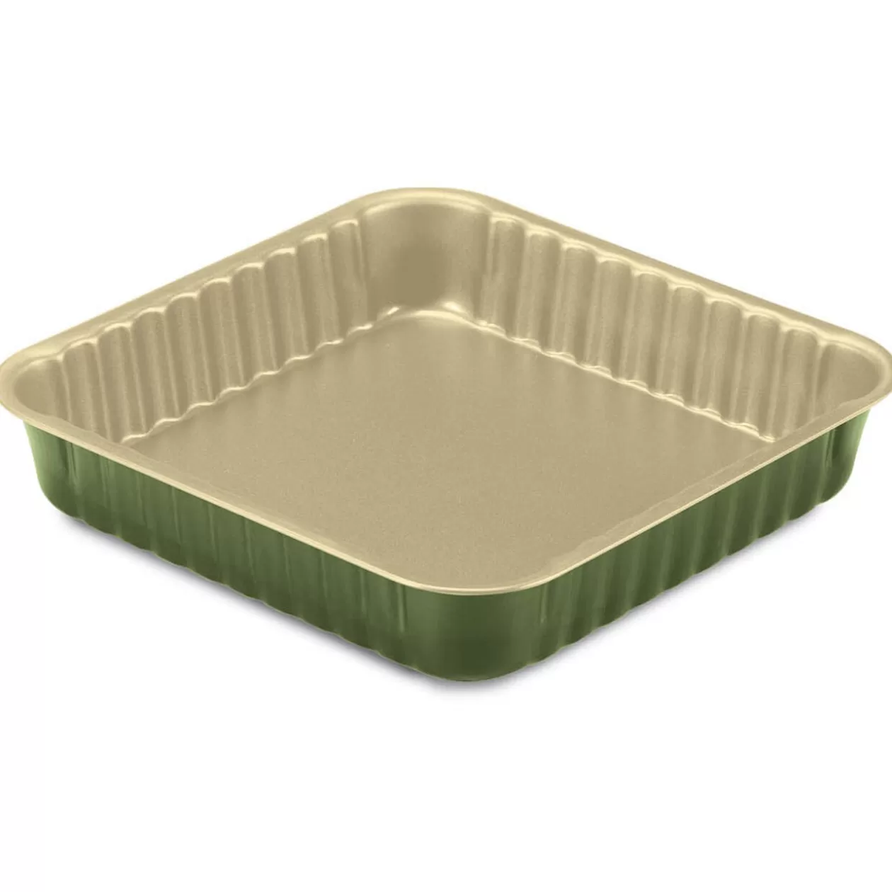 Gifi Moule carré B-NAT beige et vert< Cuisson