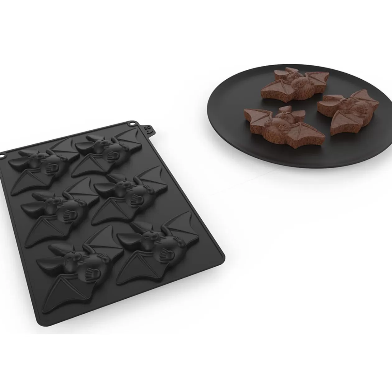 Gifi Moule chauve-souris x6 Halloween noir< Cuisson