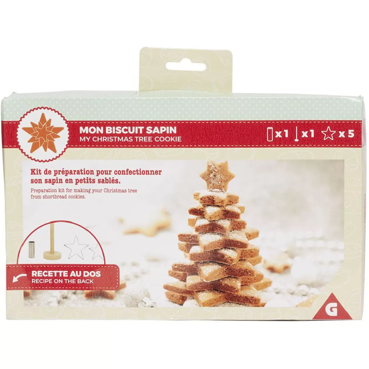 Gifi Moule emporte pièce Sapin en biscuits< Préparation Culinaire