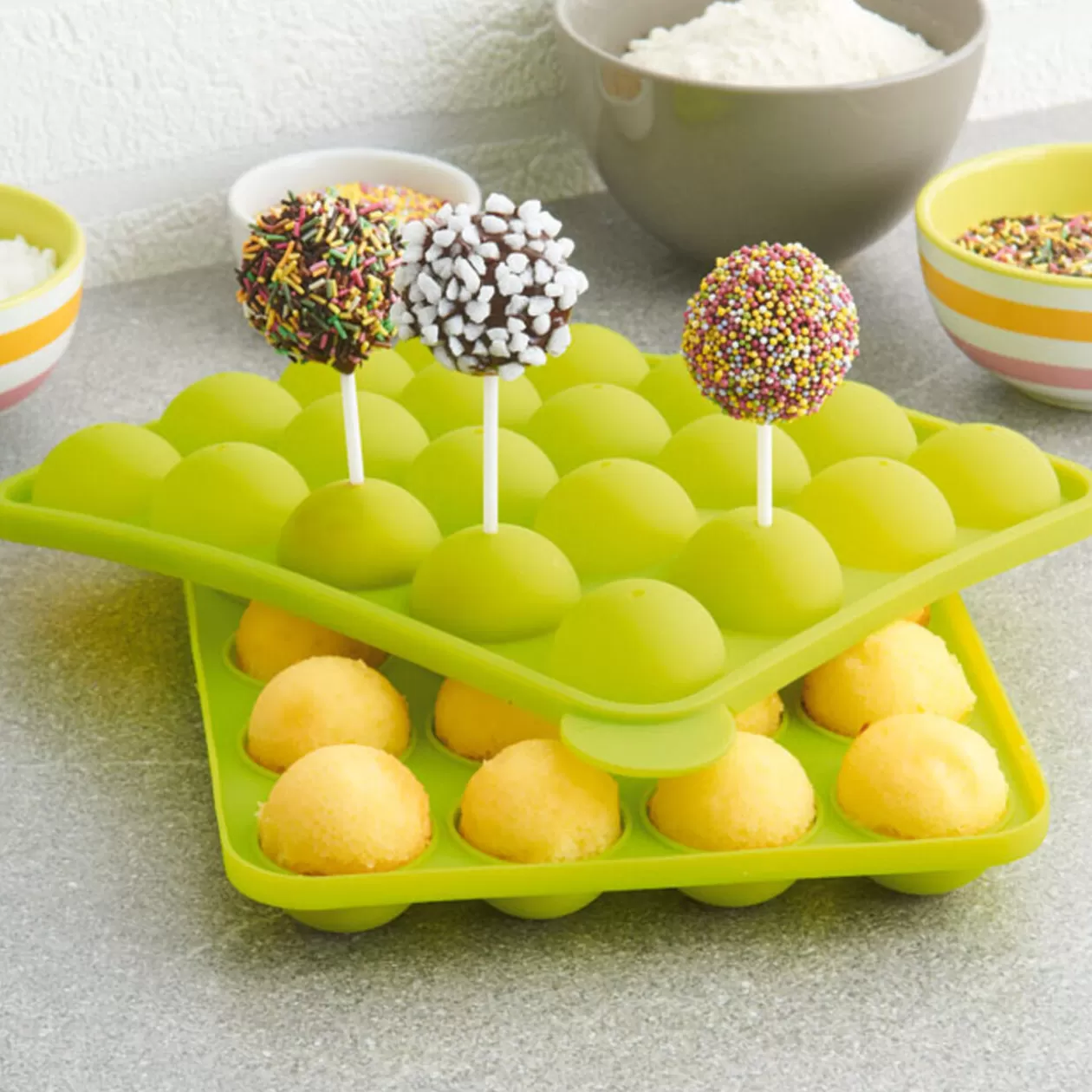 Gifi Moule en silicone cake pops< Cuisson