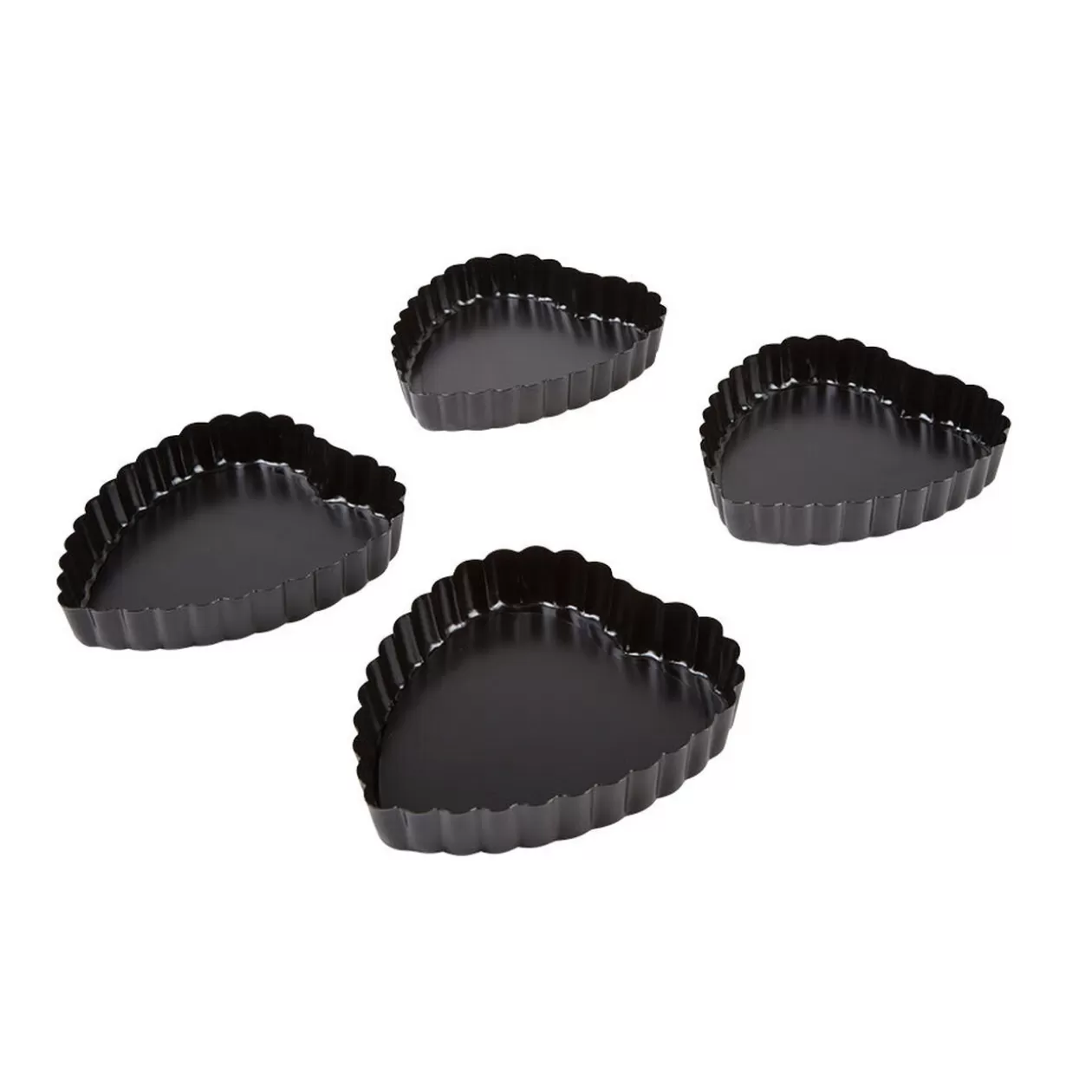 Gifi Moule forme mini coeur avec fond amovible x4< Cuisson