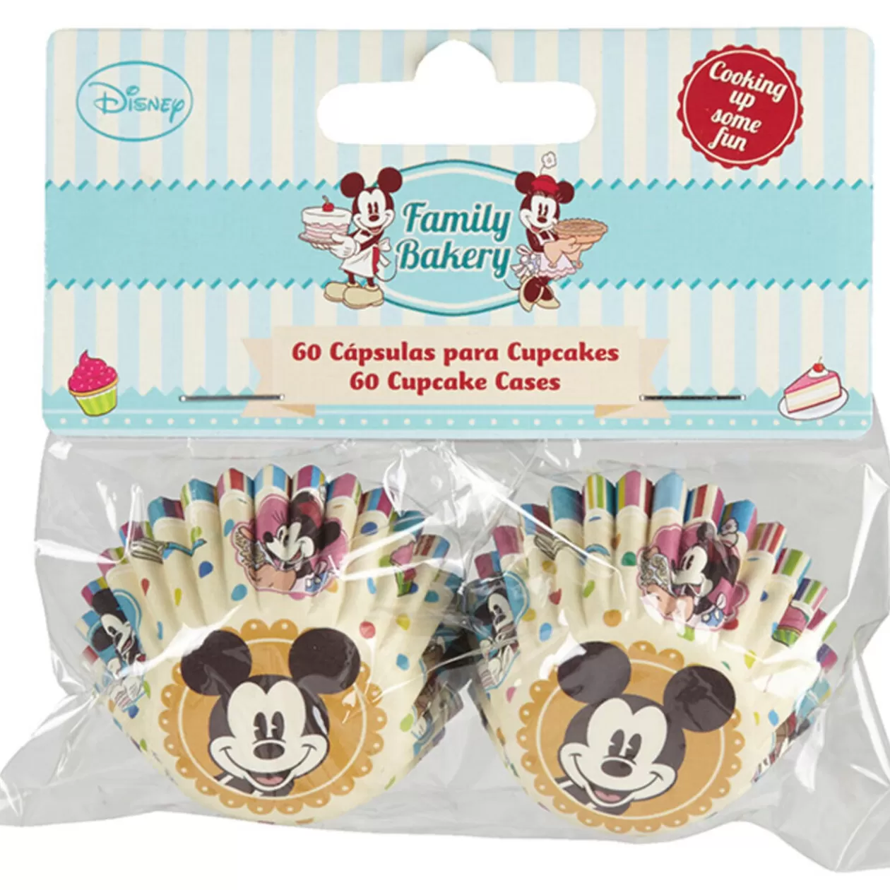 Gifi Moule mini cupcake Mickey x60< Cuisson