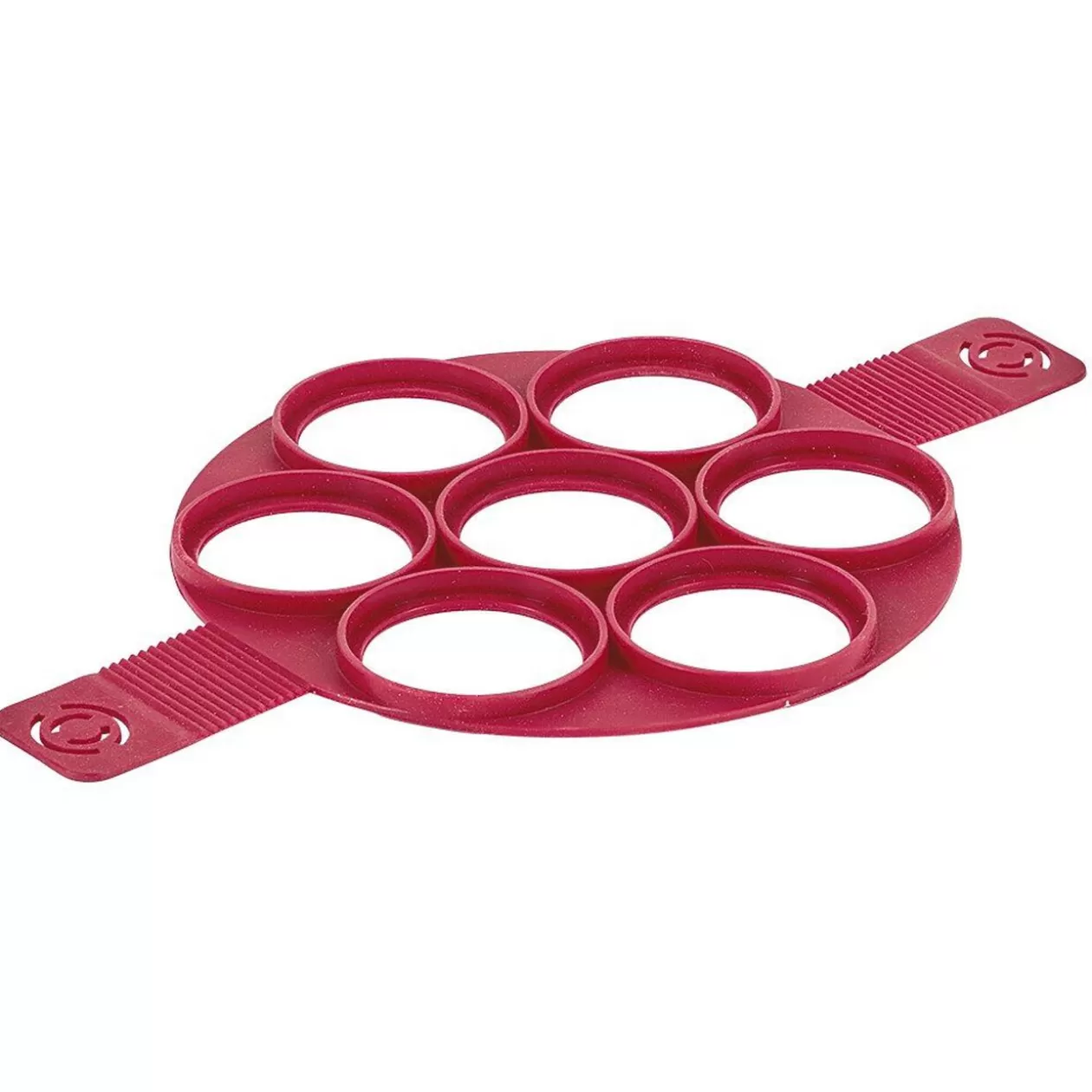 Gifi Moule pancake silicone rose l24x40h1 rs< Cuisson