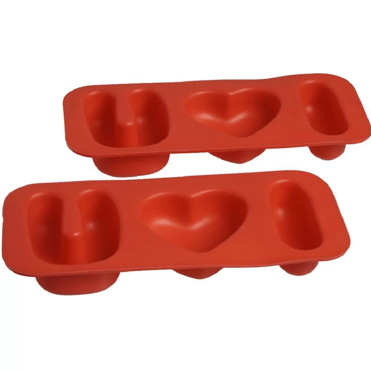 Gifi Moule patisserie en silicone forme coeur Love U x2< Cuisson