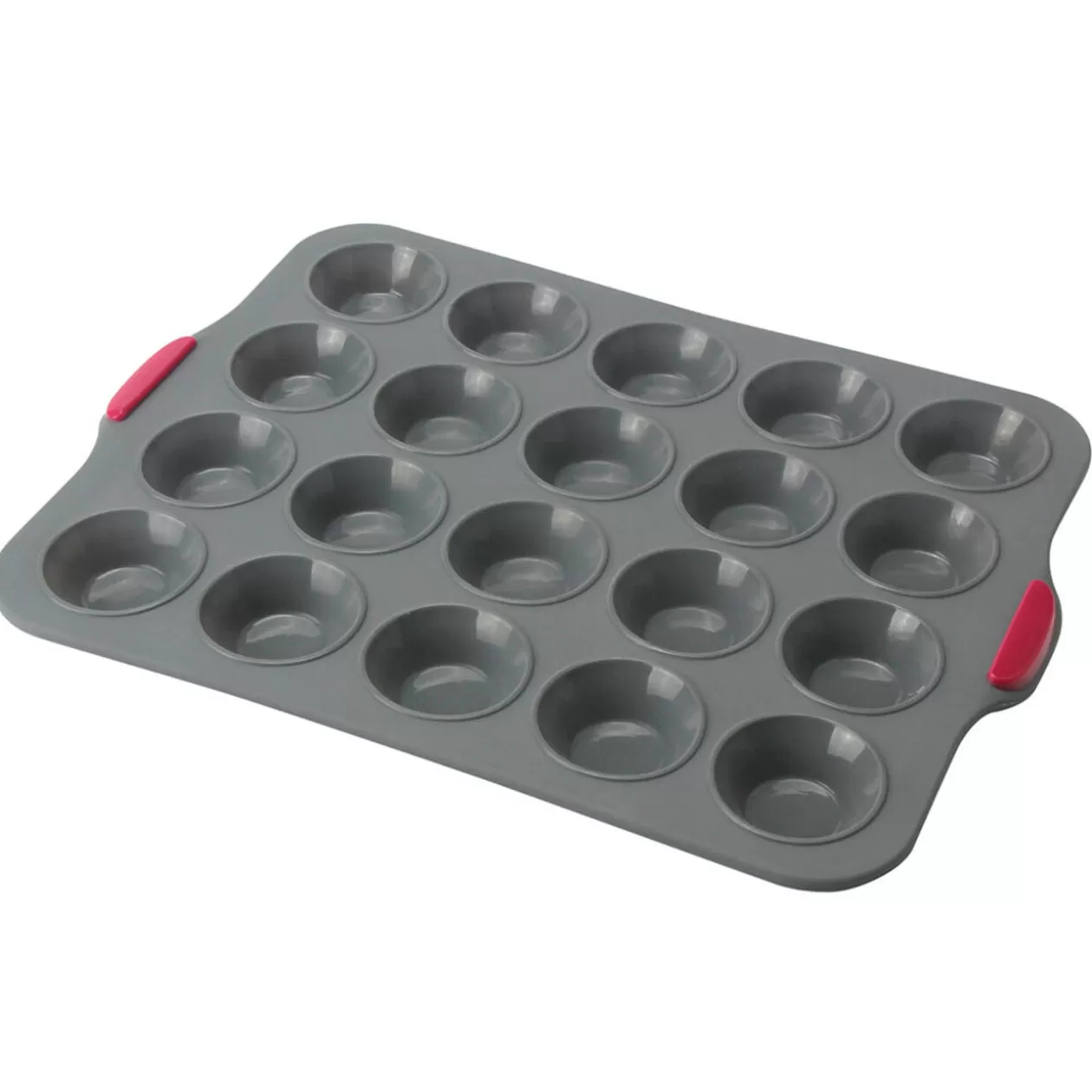Gifi Moule petit four gris et rouge x20< Cuisson