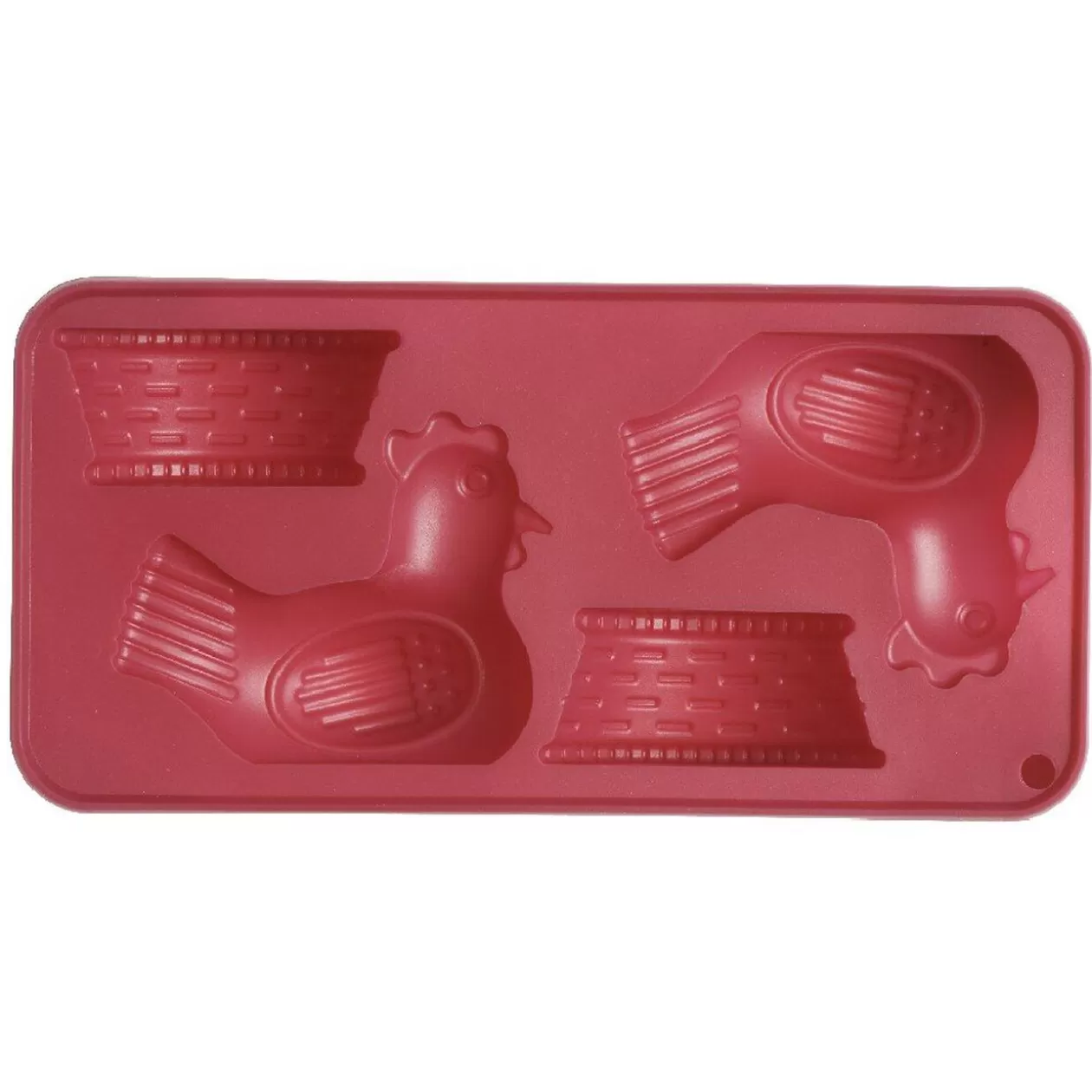 Gifi Moule pour chocolats de pâques 2 poules 2 paniers< Cuisson