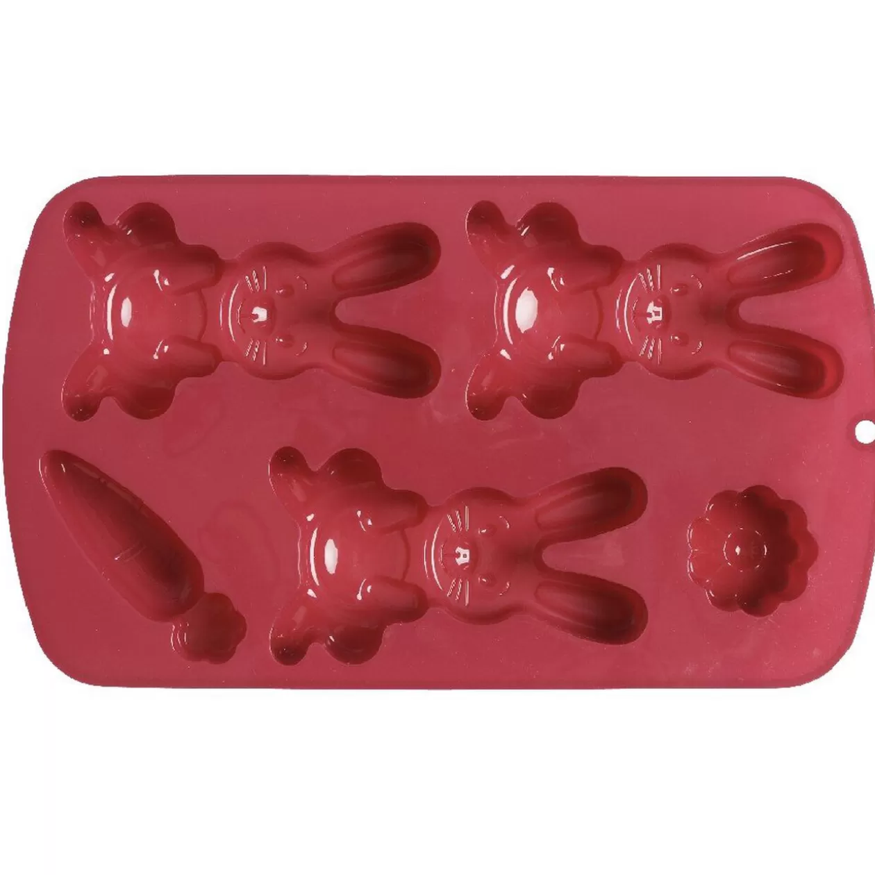 Gifi Moule pour chocolats de pâques 3 lapins fleur et carotte< Cuisson