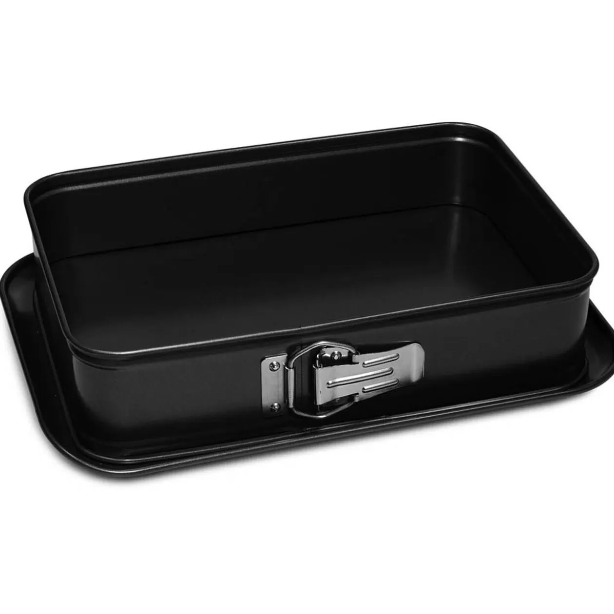Gifi Moule rectangulaire antiadhésif avec charnière Gardenia noir< Cuisson