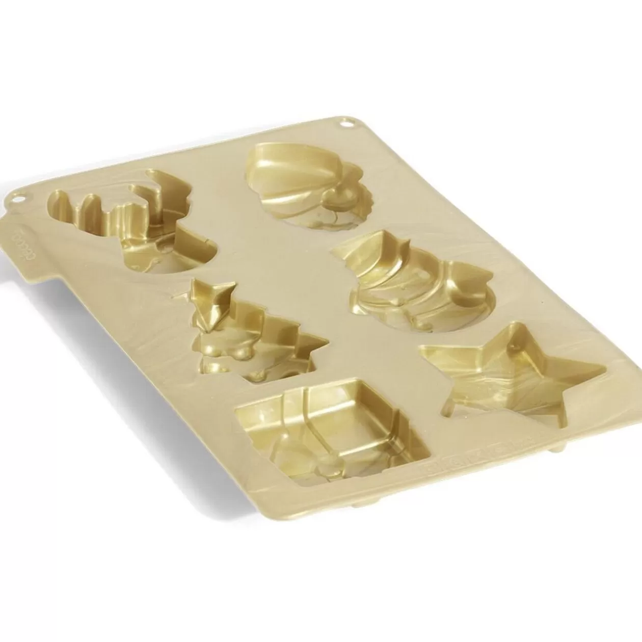 Gifi Moule silicone 6 formes de Noël 27x19xH2cm< Cuisson