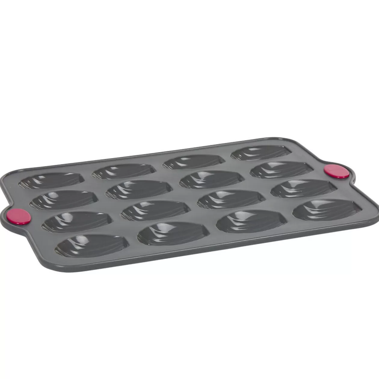 Gifi Moule silicone gris 16 madeleines< Cuisson