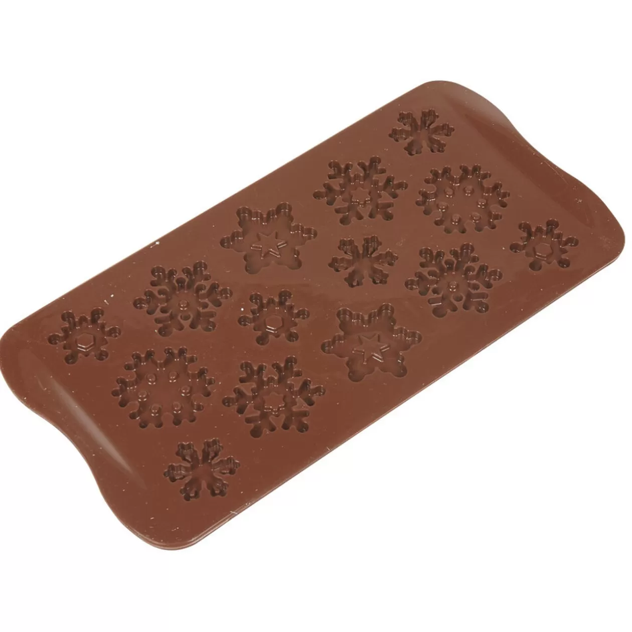 Gifi Moule silicone pour chocolats 14 empreintes forme flocons< Cuisson