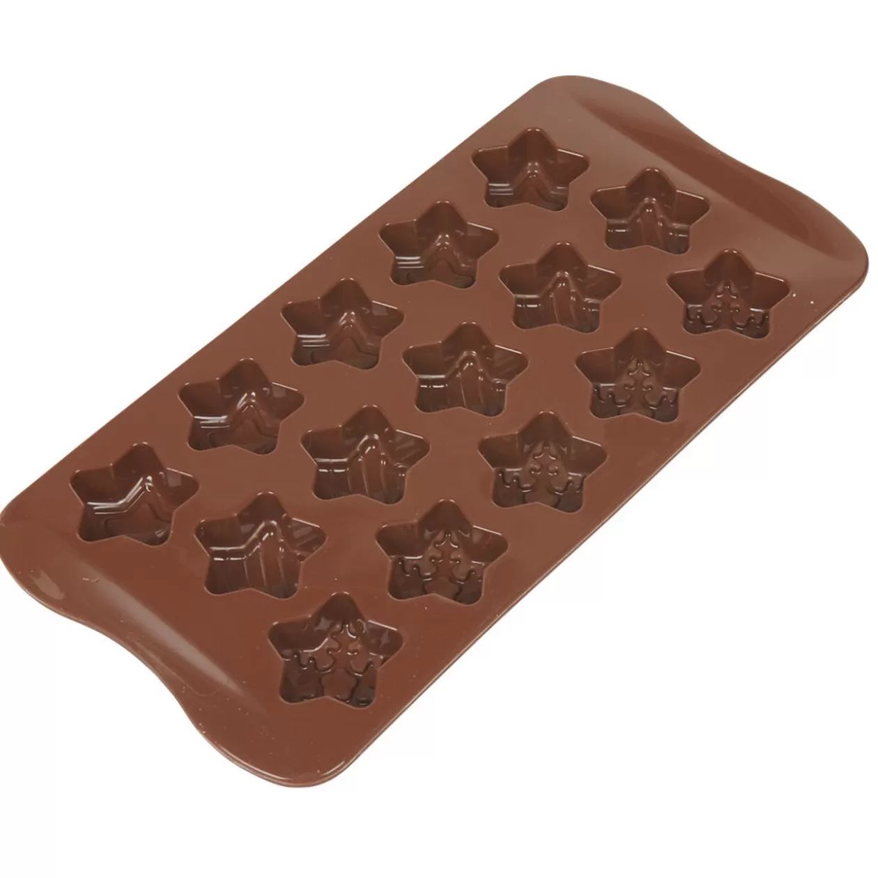 Gifi Moule silicone pour chocolats 16 empreintes forme étoiles< Cuisson