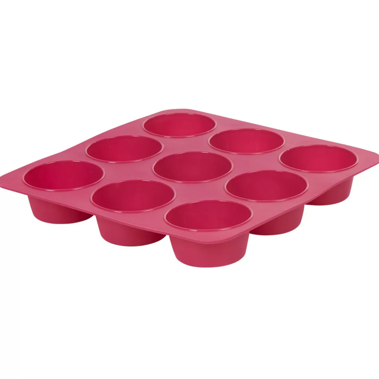 Gifi Moule silicone rose 9 petits muffins< Cuisson