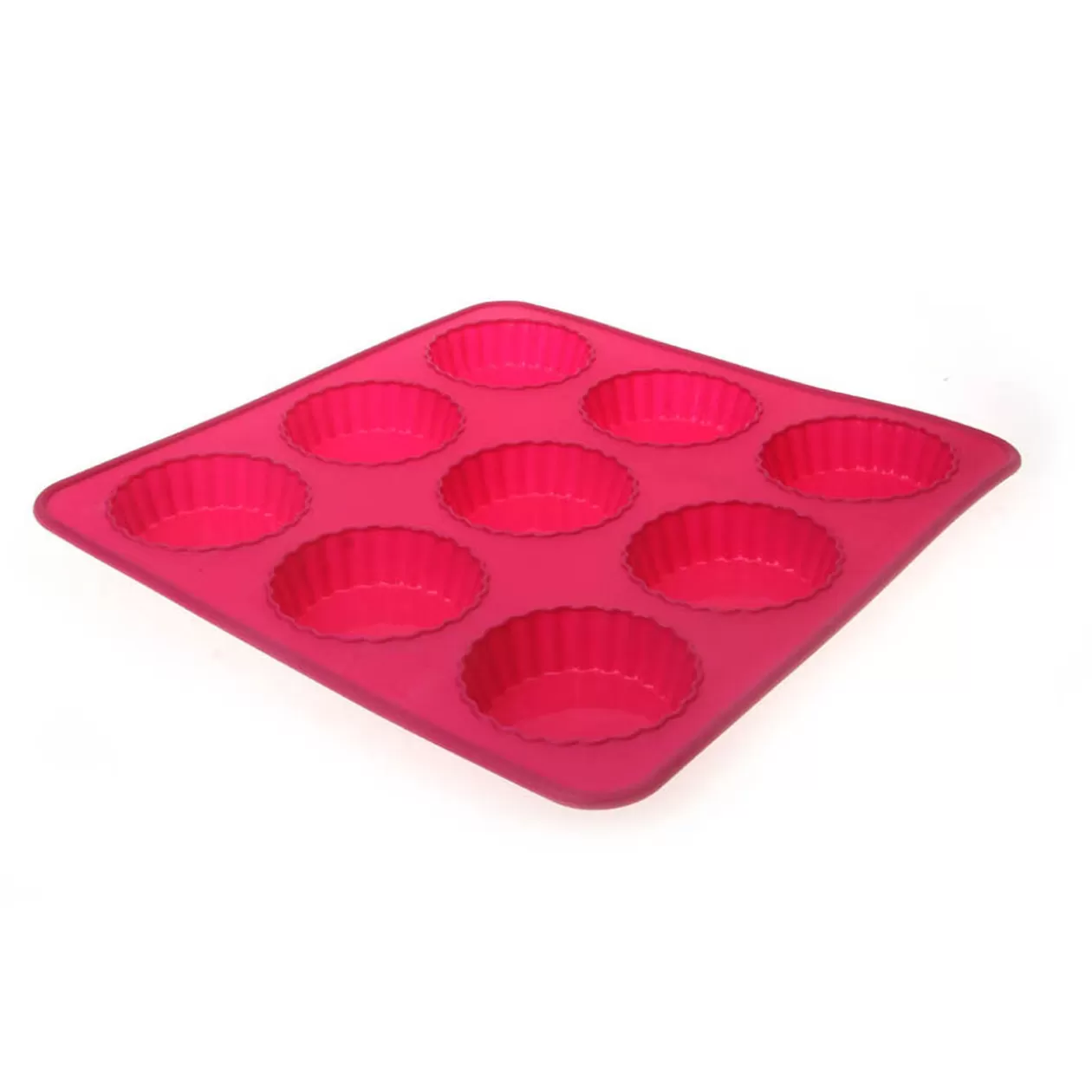 Gifi Moule silicone rose 9 tartelettes< Cuisson