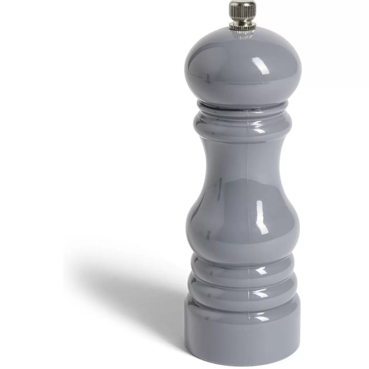 Moulin à poivre en plastique gris H17,5cm>Gifi Store